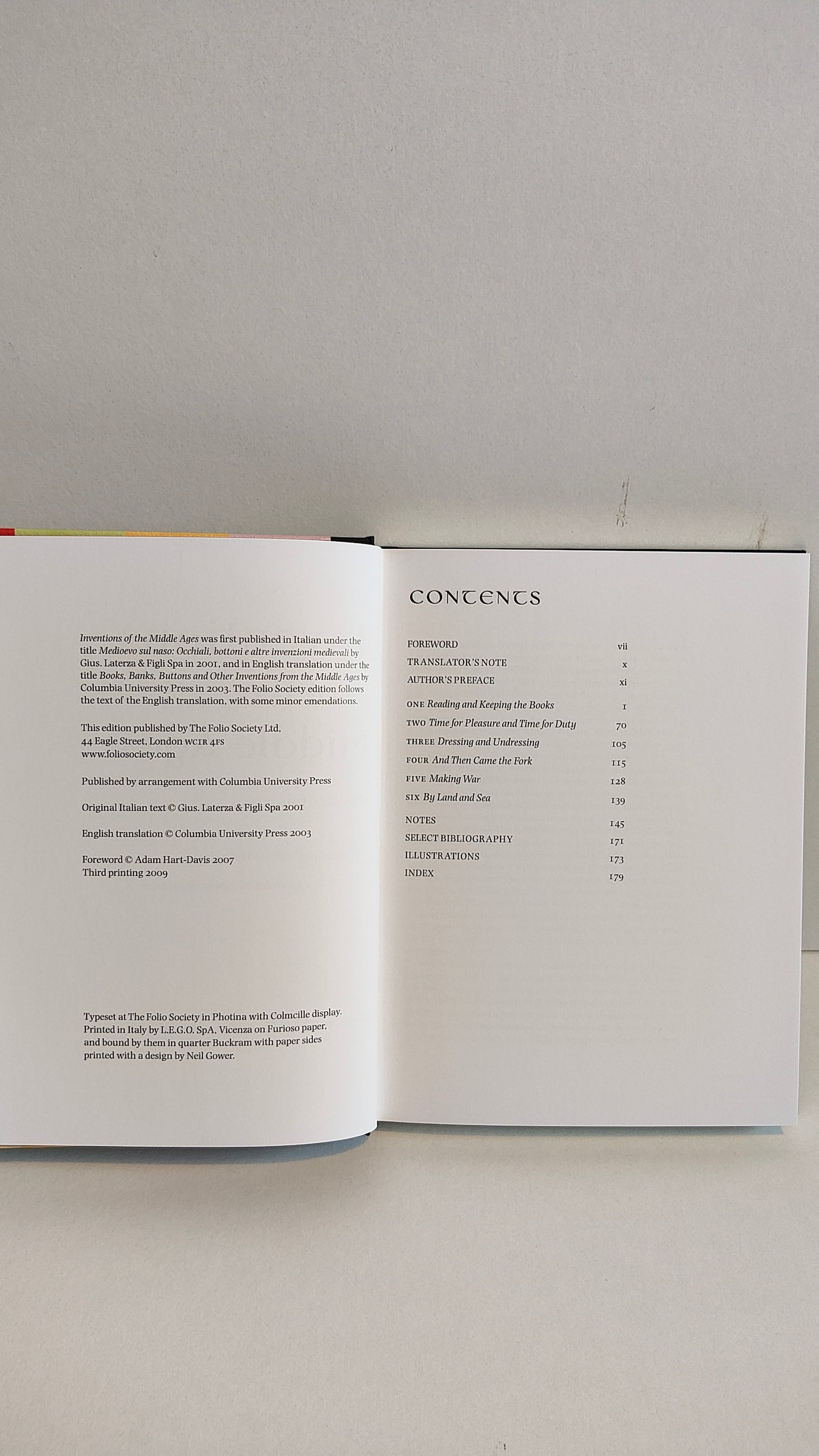 Inventions of the Middle ages by Chiara Frugoni (2009)