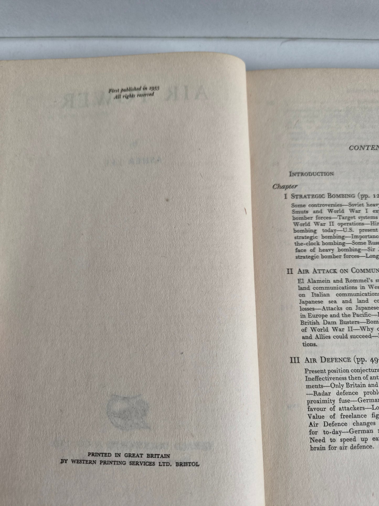 Air Power by Asher Lee (1955)