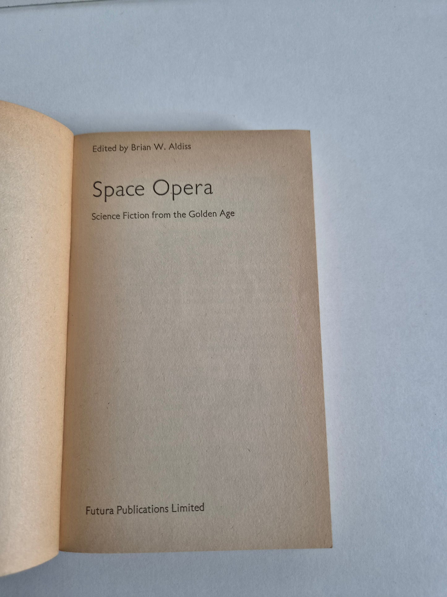 Space Opera edited by Brian Aldiss (1974)