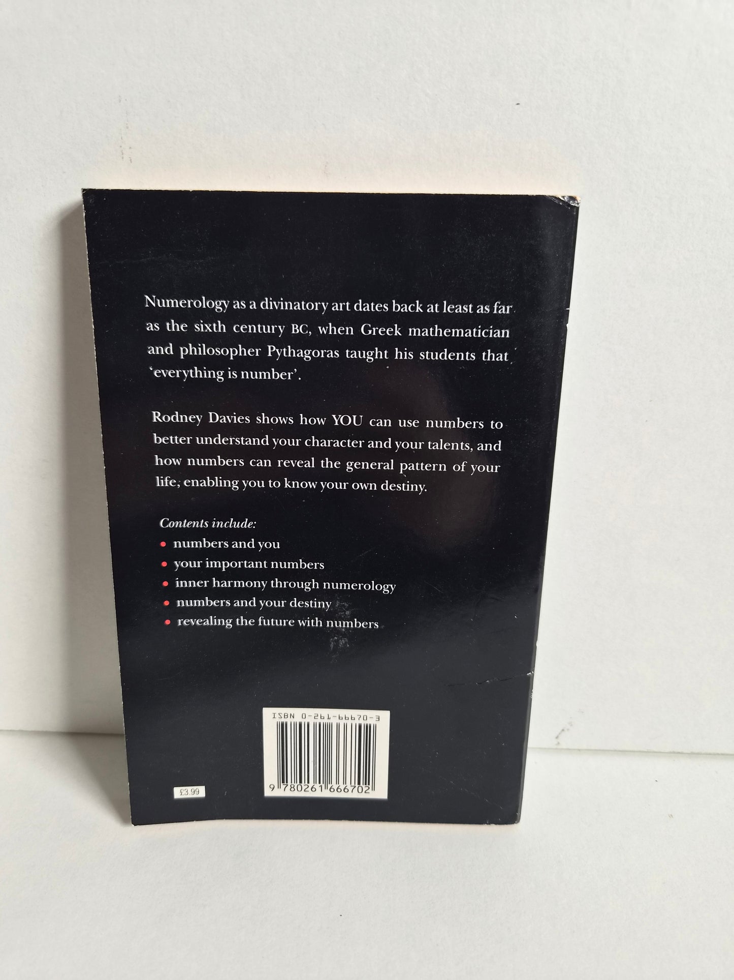 Fortune-Telling with Numbers by Rodney Davies (1995)