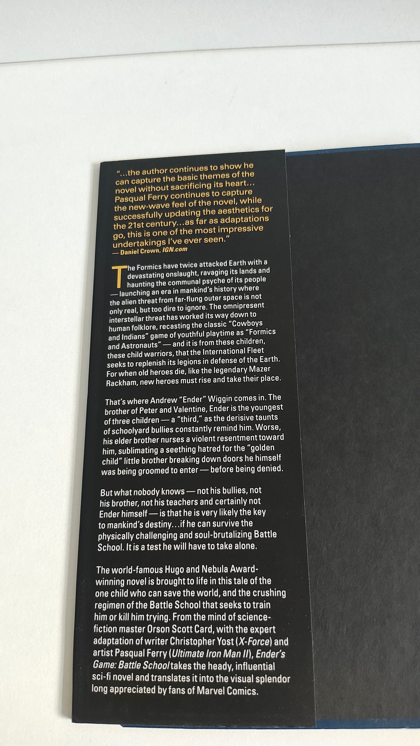 Ender's Game Battle School Orson Scott Card Marvel (2009)