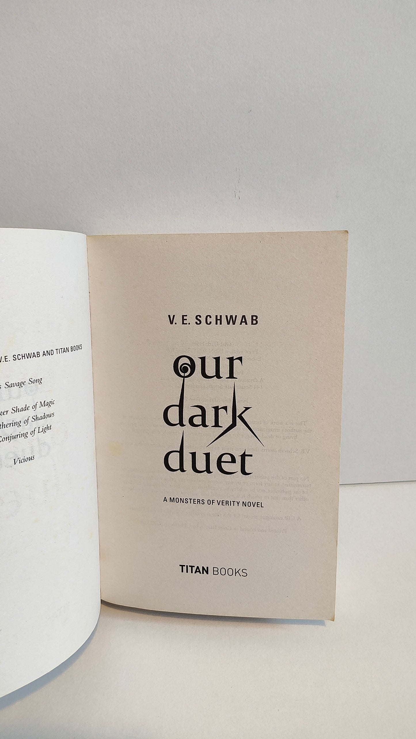 Monsters of Verity Books 1&2 by V E Schwab (2016)