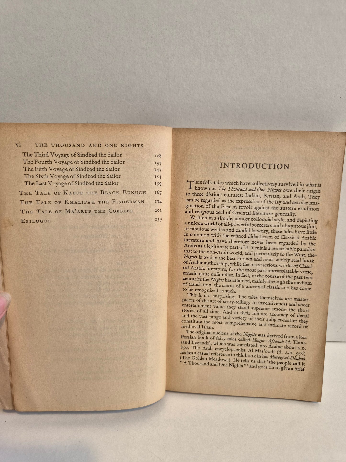 The Thousand and One Nights translated by N J Dawood (1955)