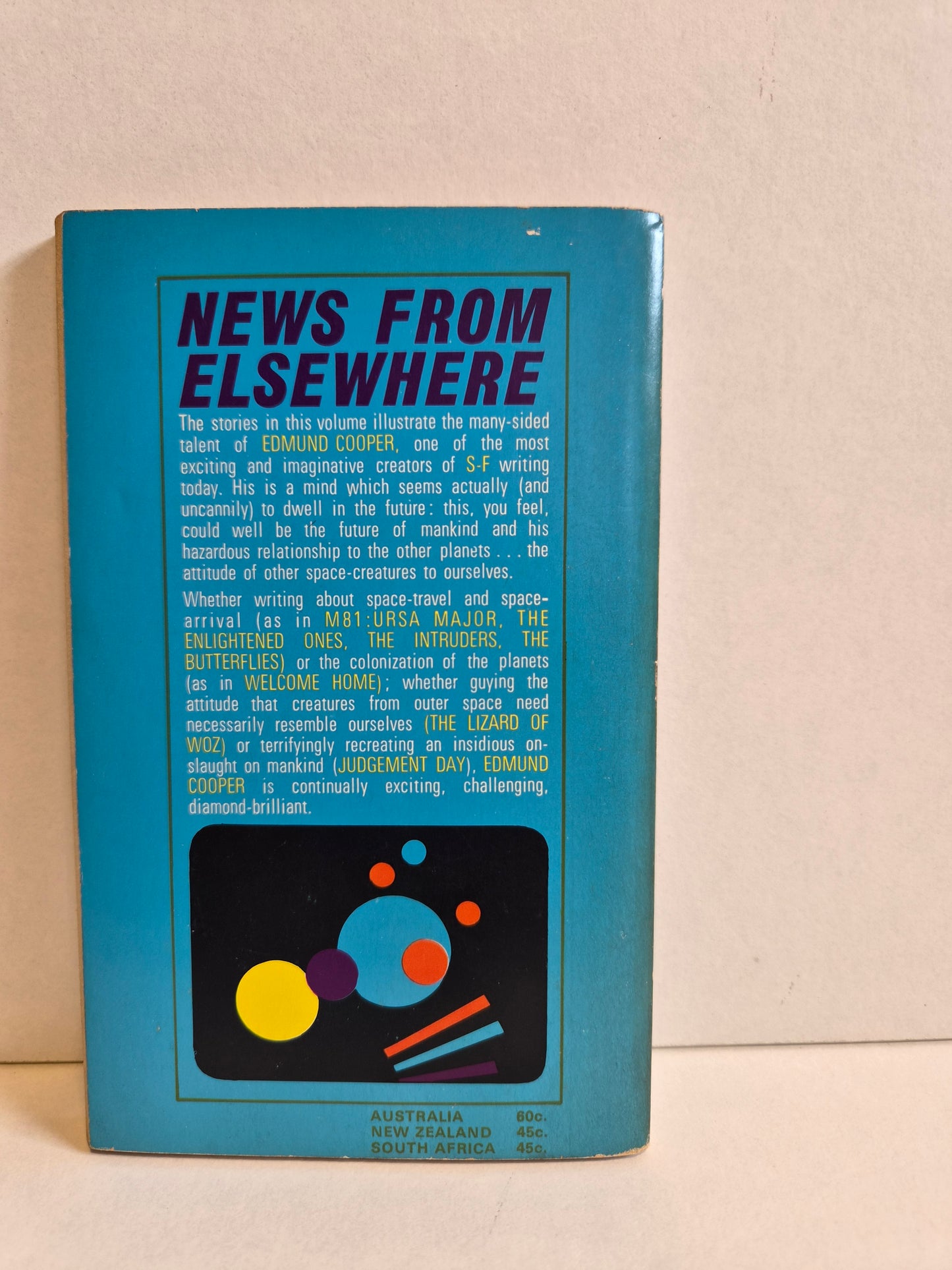 News From Elsewhere by Edmund Cooper (1968)