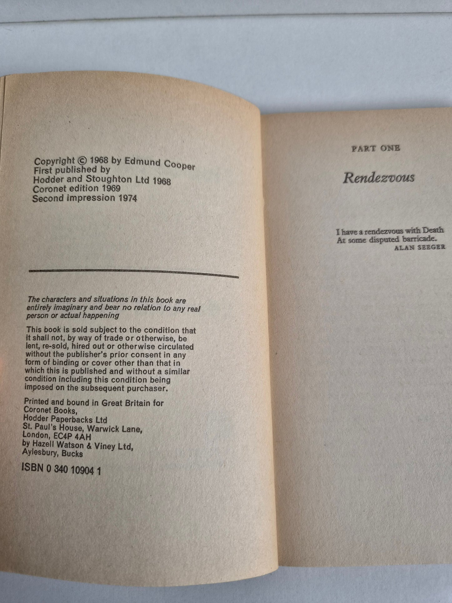 Five to Twelve by Edmund Cooper (1974)
