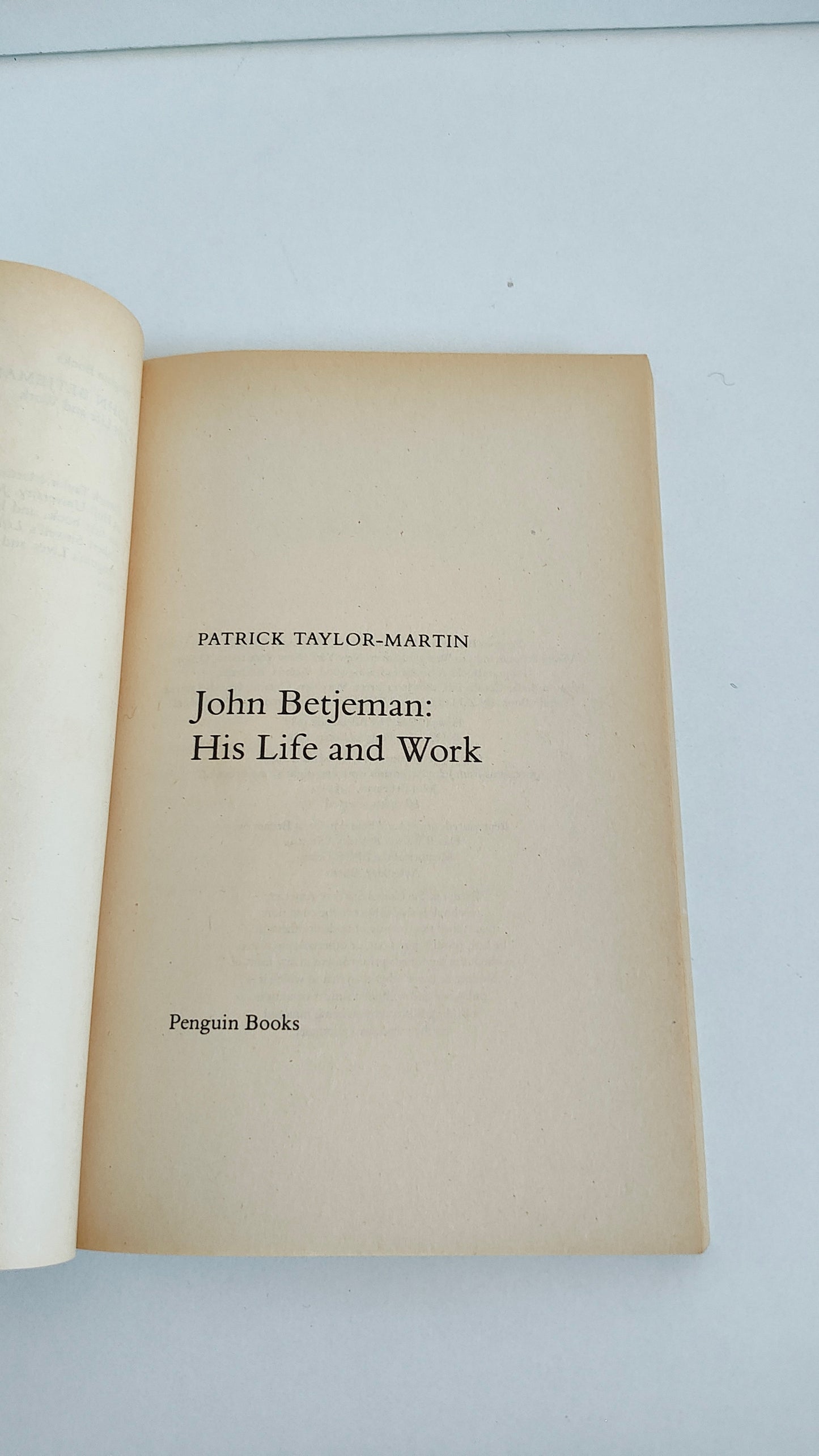 John Betjeman by Patrick Taylor-Martin (1984)