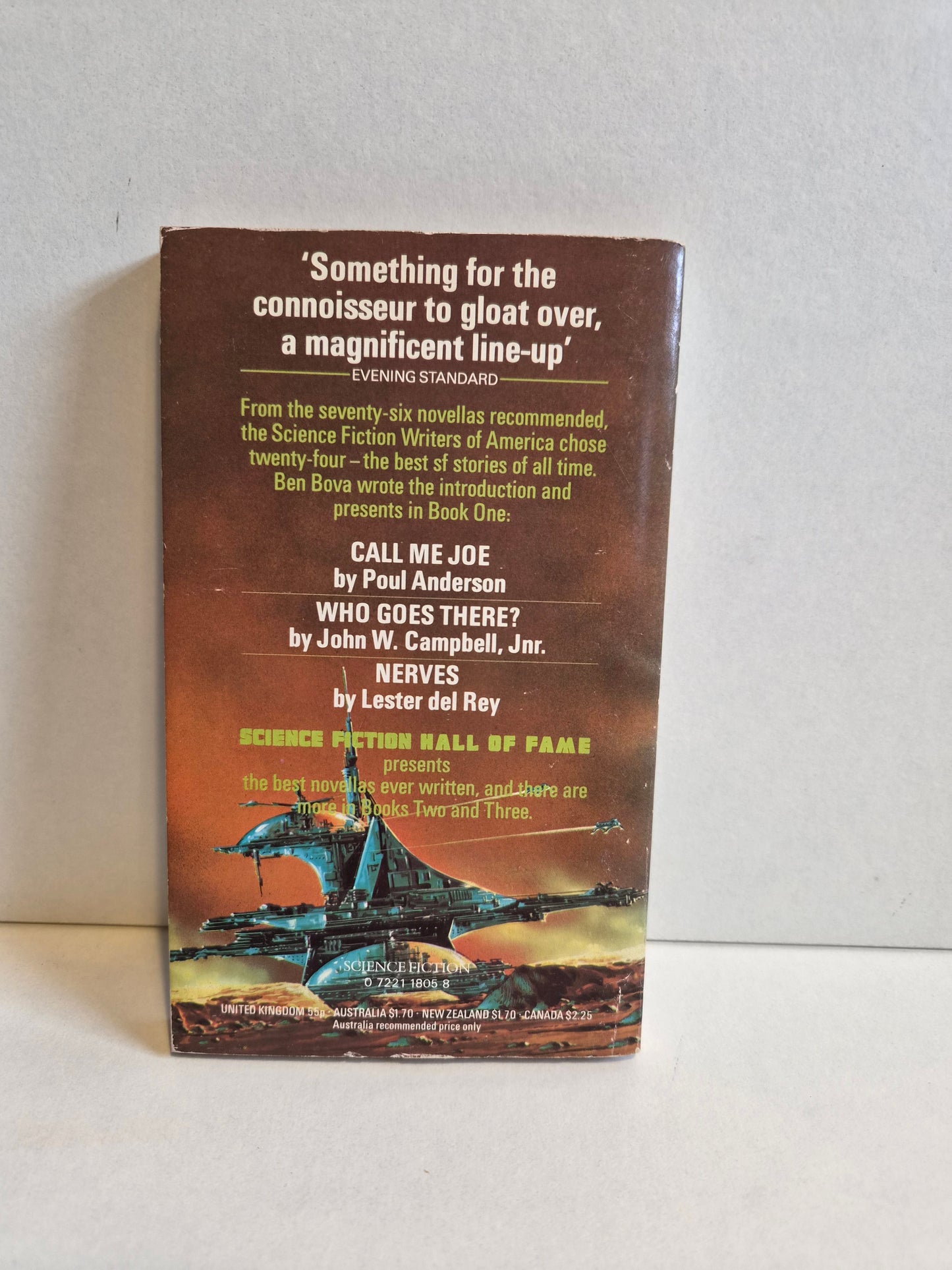Science Fiction Hall of Fame: The Novellas Book 1 edited by Ben Bova (1975)