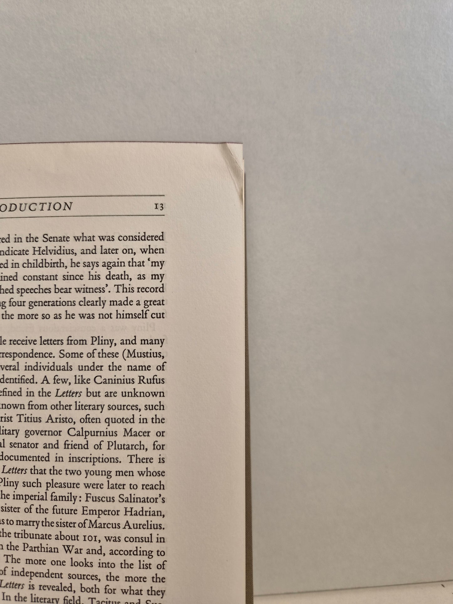 Pliny A Self Portrait In Letters Translated by Betty Radice (1978)