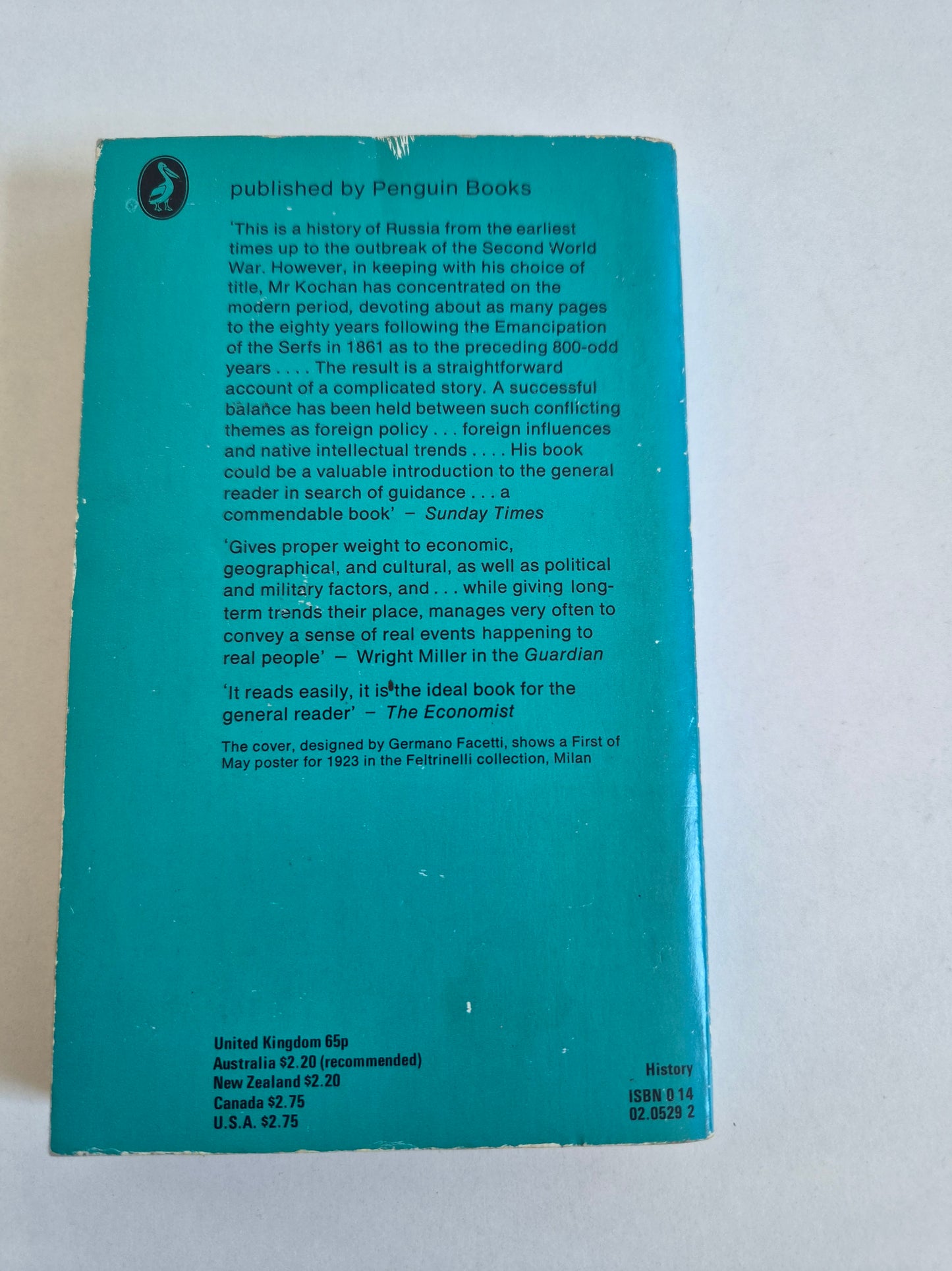 The Making of Modern Russia by Lionel Kochan (1974)