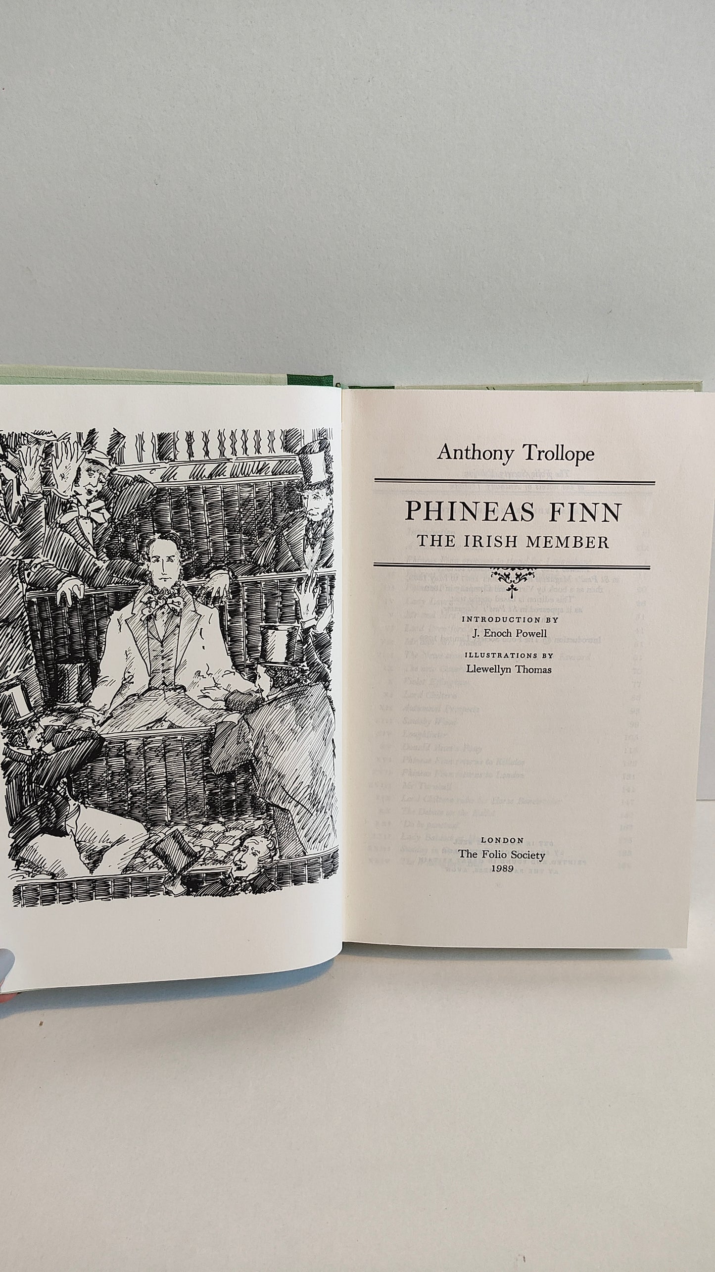 Phineas Finn by Anthony Trollope (1989) Folio Society