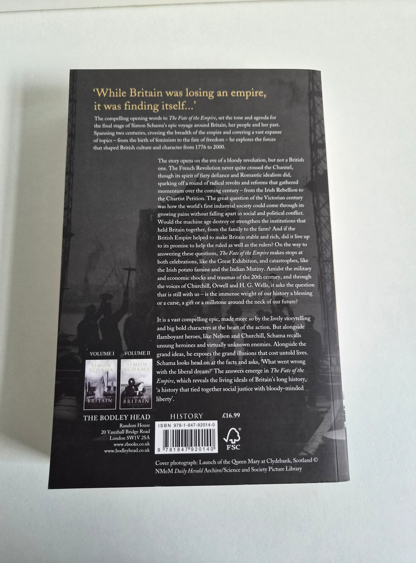 A History of Britain: The Fate of Empire 1776-2000 by Simon Schama (2009)