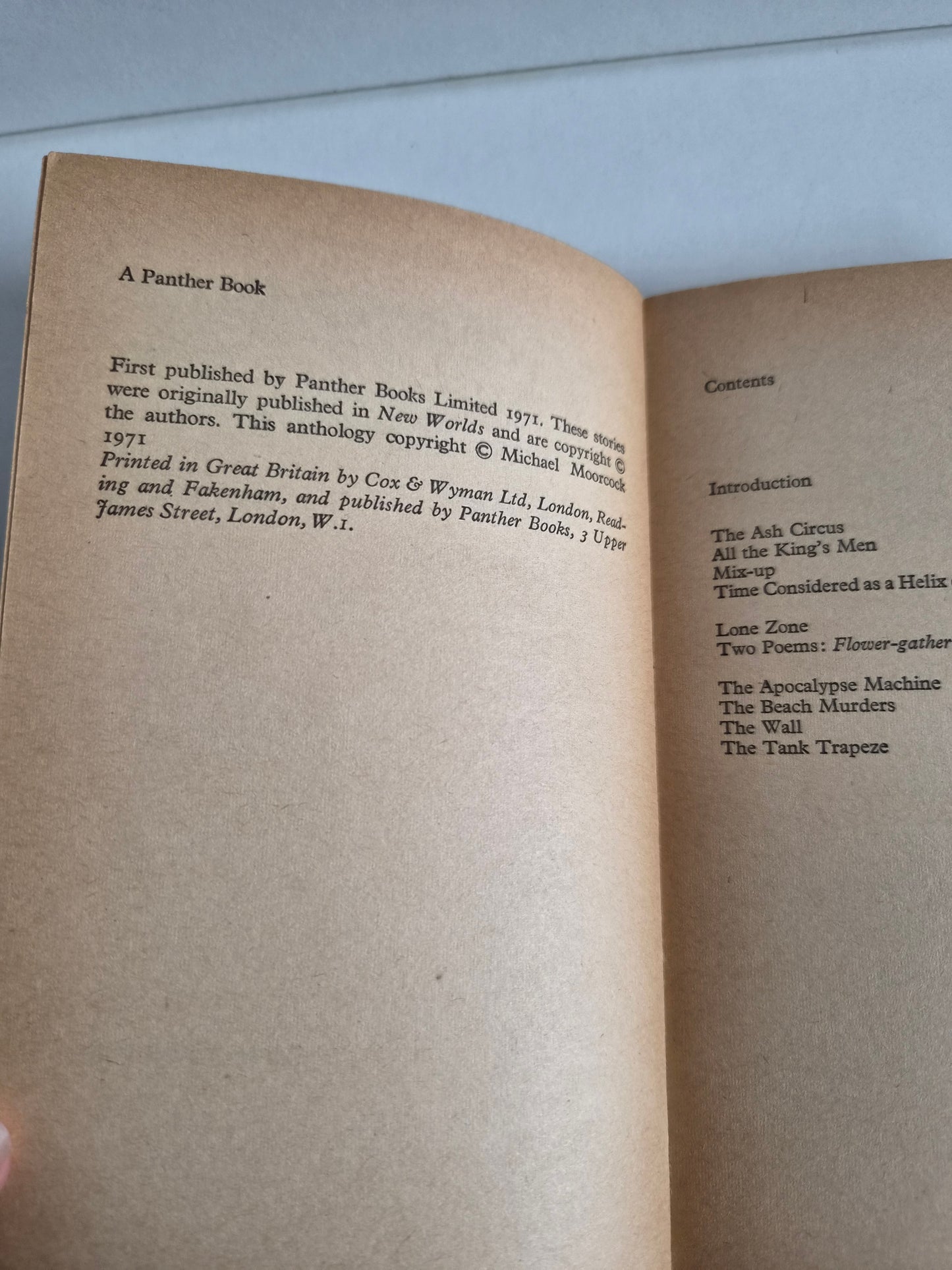 Best SF Stories from New Worlds 7 edited by Michael Moorcock (1971)
