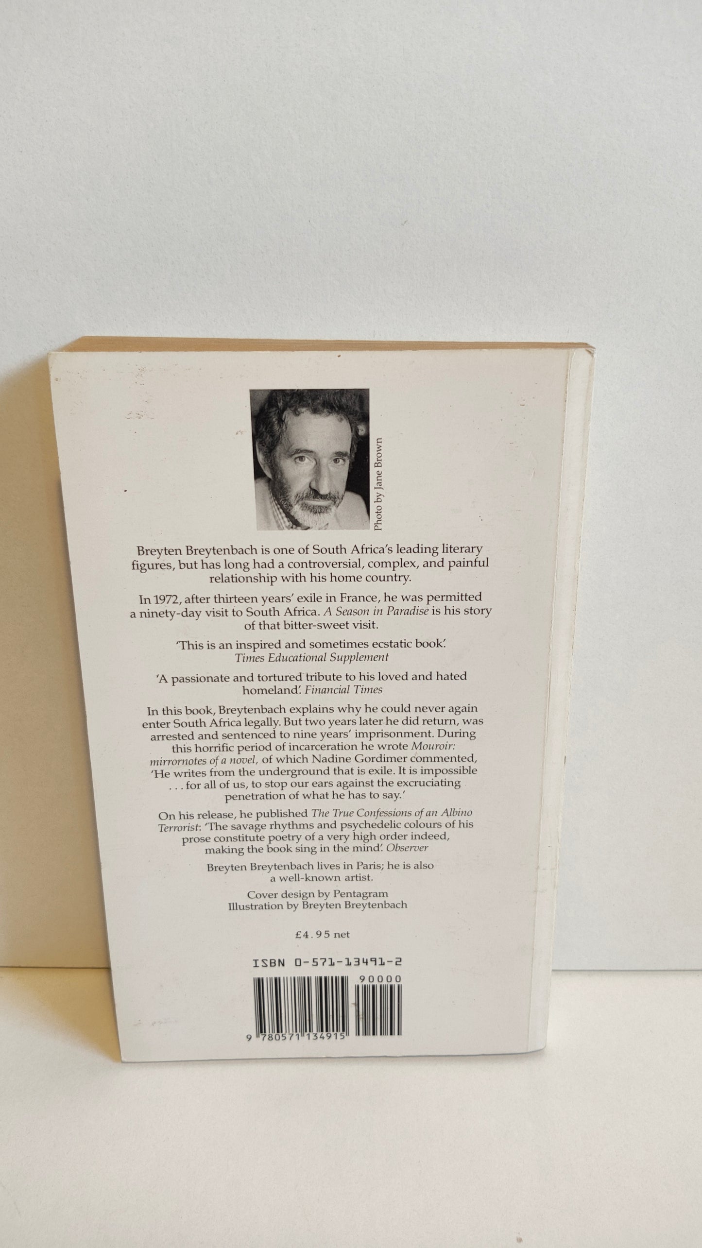 A Season in Paradise by Breyten Breytenbach (1980)