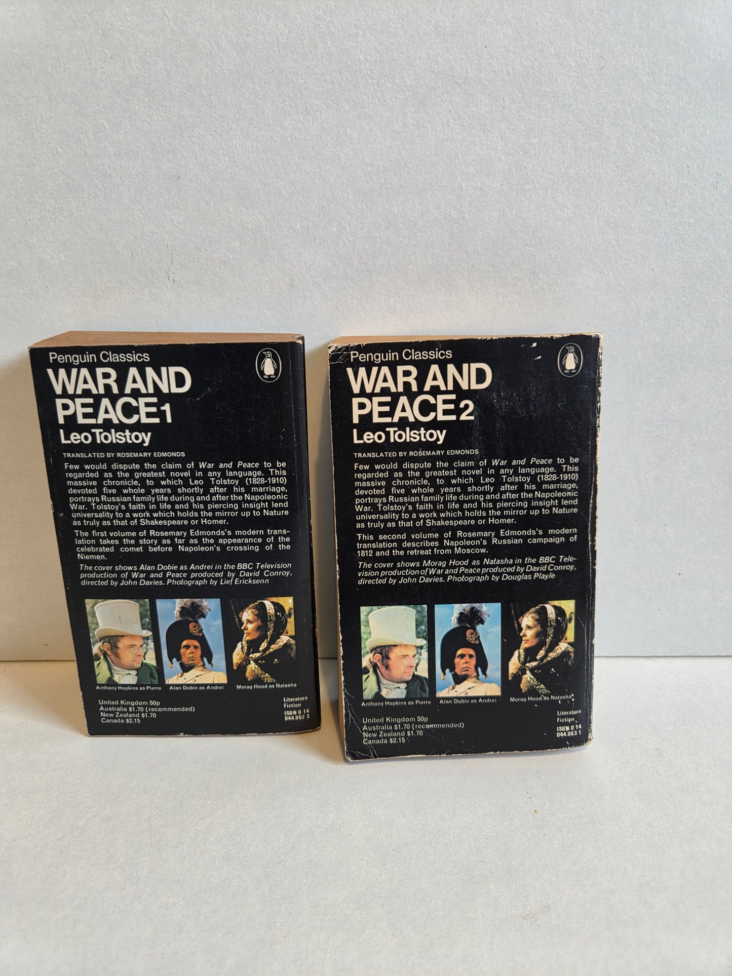 War and Peace Volume 1&2 by Leo Tolstoy (1972)
