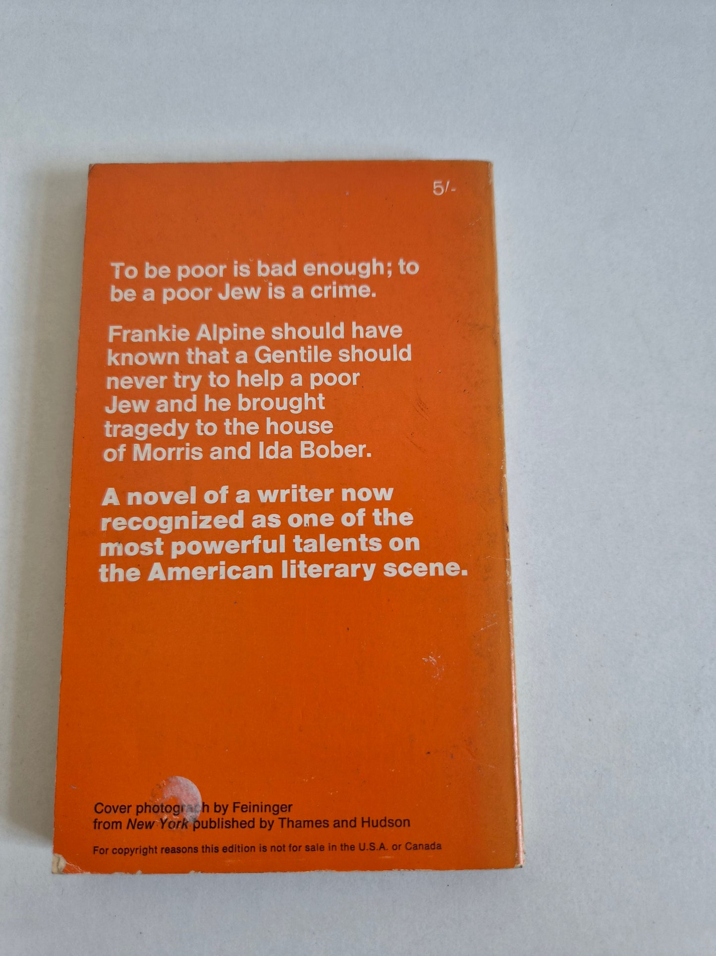 The Assistant by Bernard Malamud (1957)