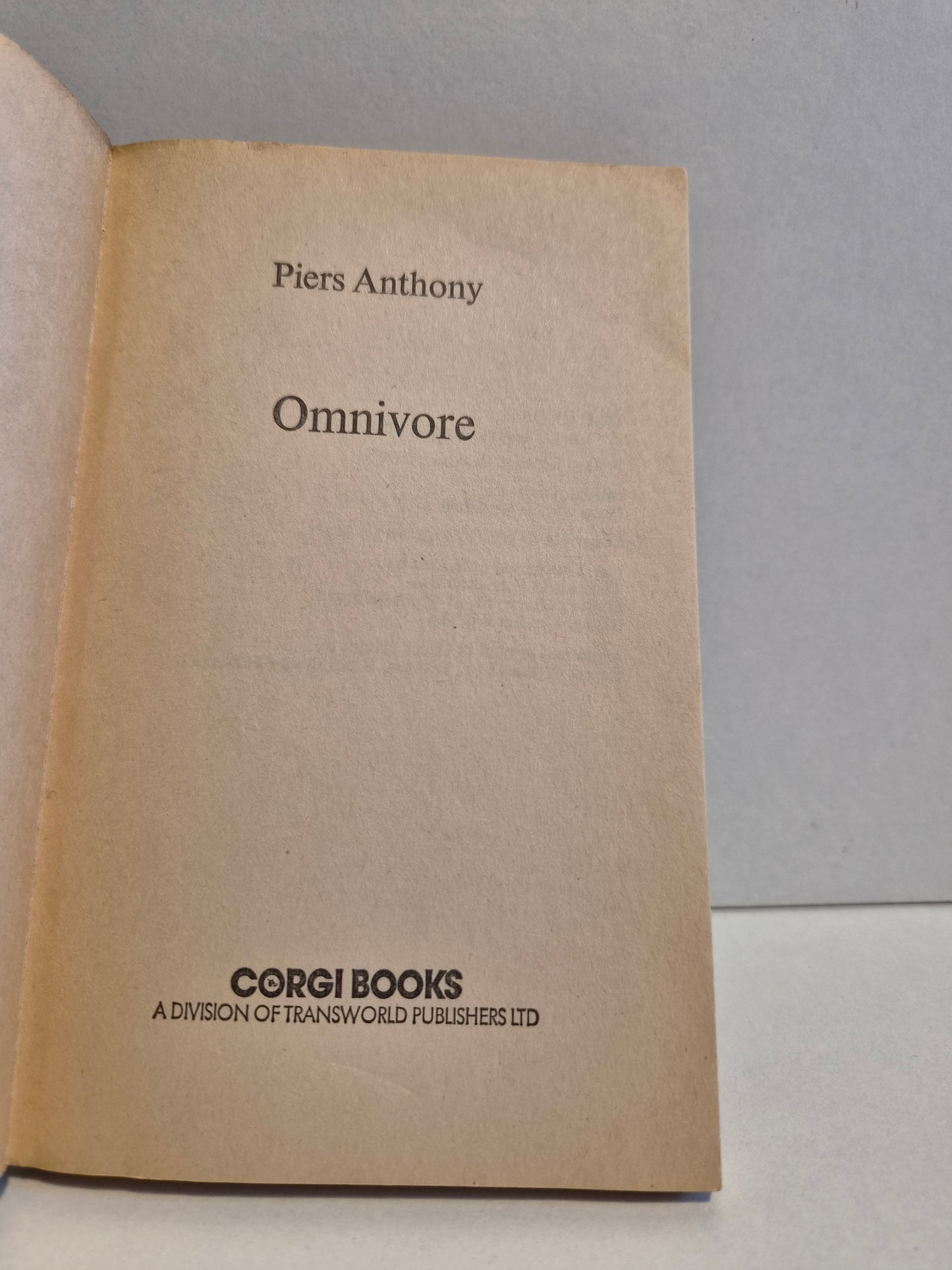 Omnivore by Piers Anthony (1977)