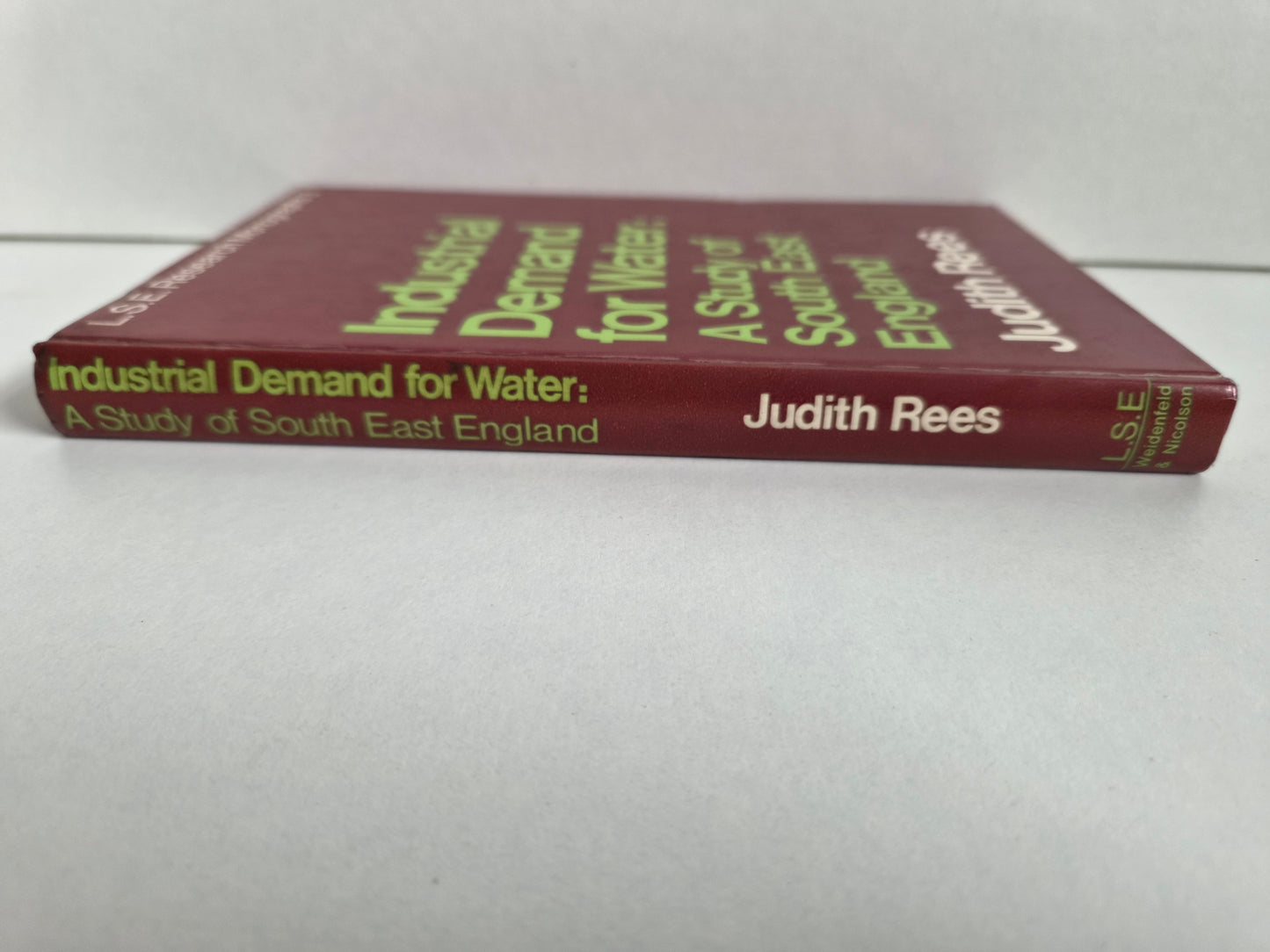 Industrial Demand for Water: A Study of South East England by J Rees (1969)