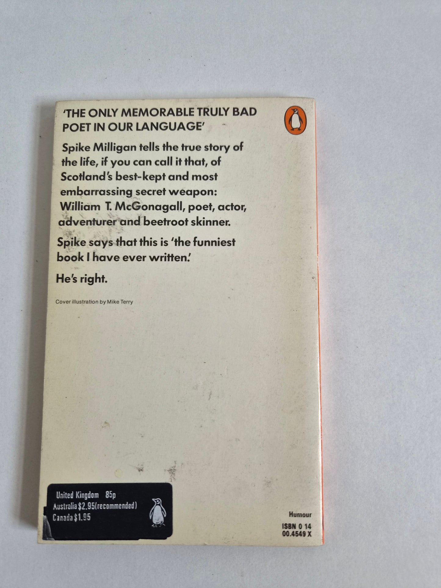 William McGonagall: The Truth at Last by Spike Milligan (1978)