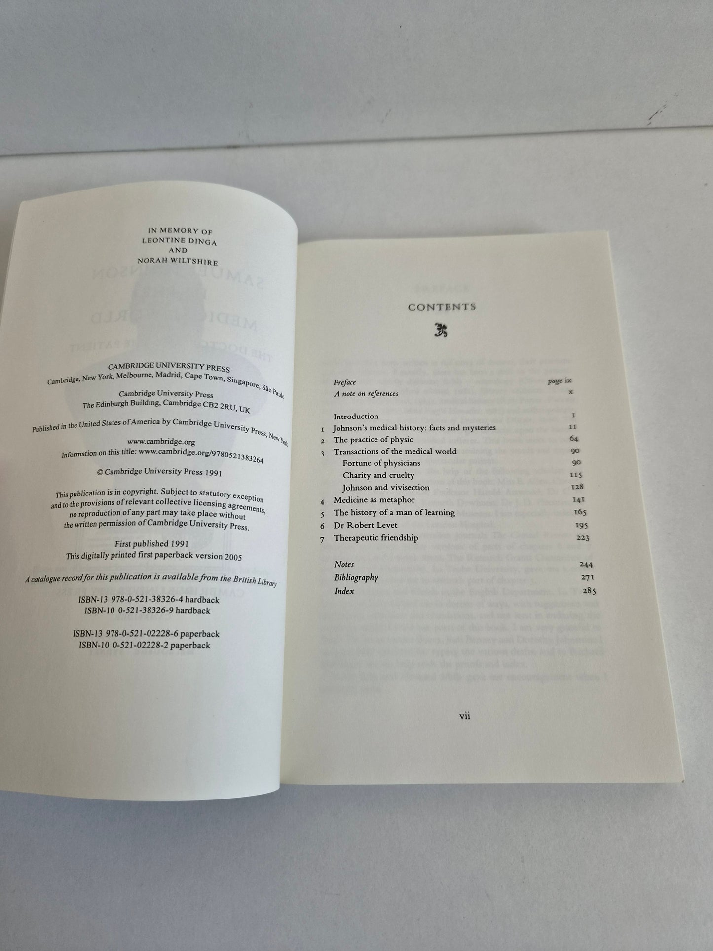 Samuel Johnson in the Medical World by John Wiltshire