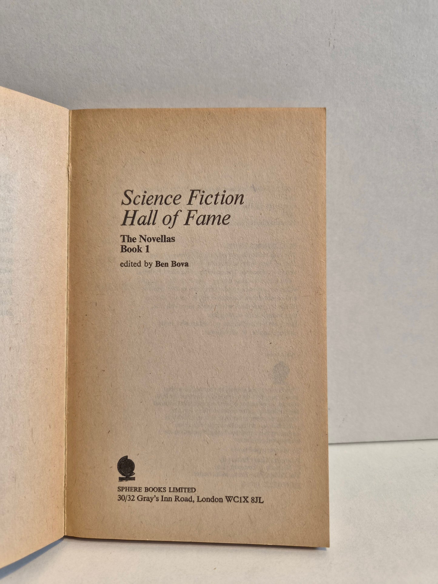 Science Fiction Hall of Fame: The Novellas Book 1 edited by Ben Bova (1975)