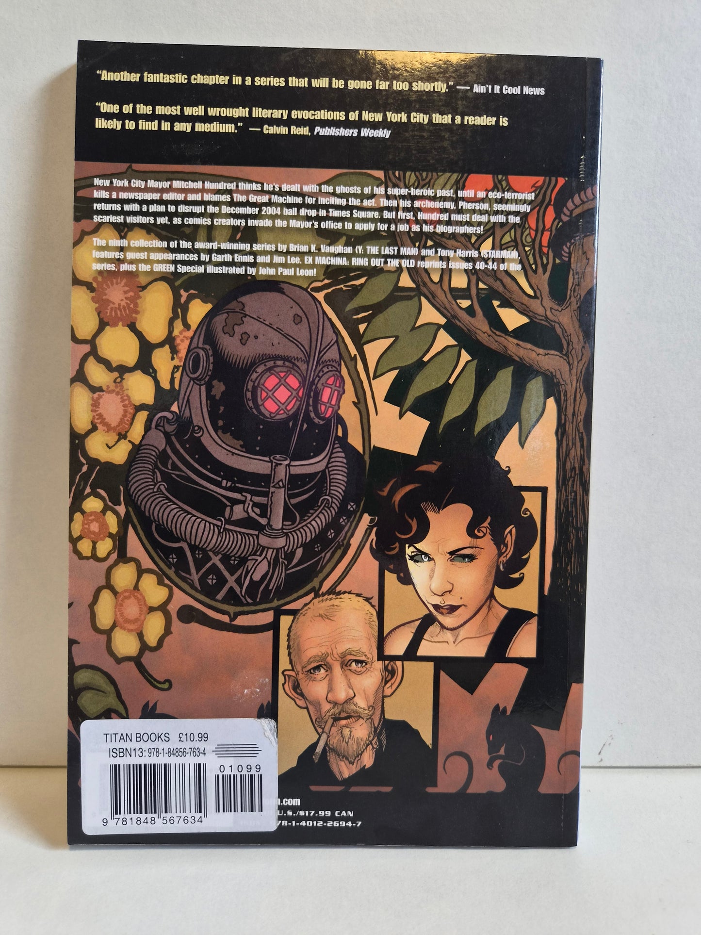 Ex Machina Ring Out the Old by Brian K Vaughan (2010)