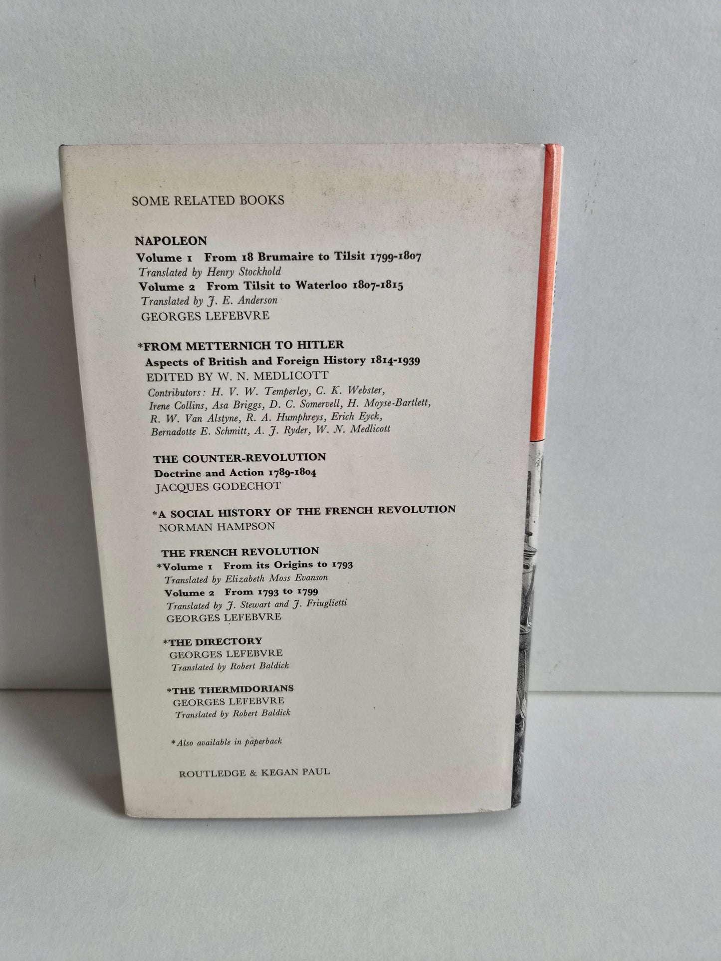 SIGNED - Army and Revolution: France, 1815-48 by Douglas Porch