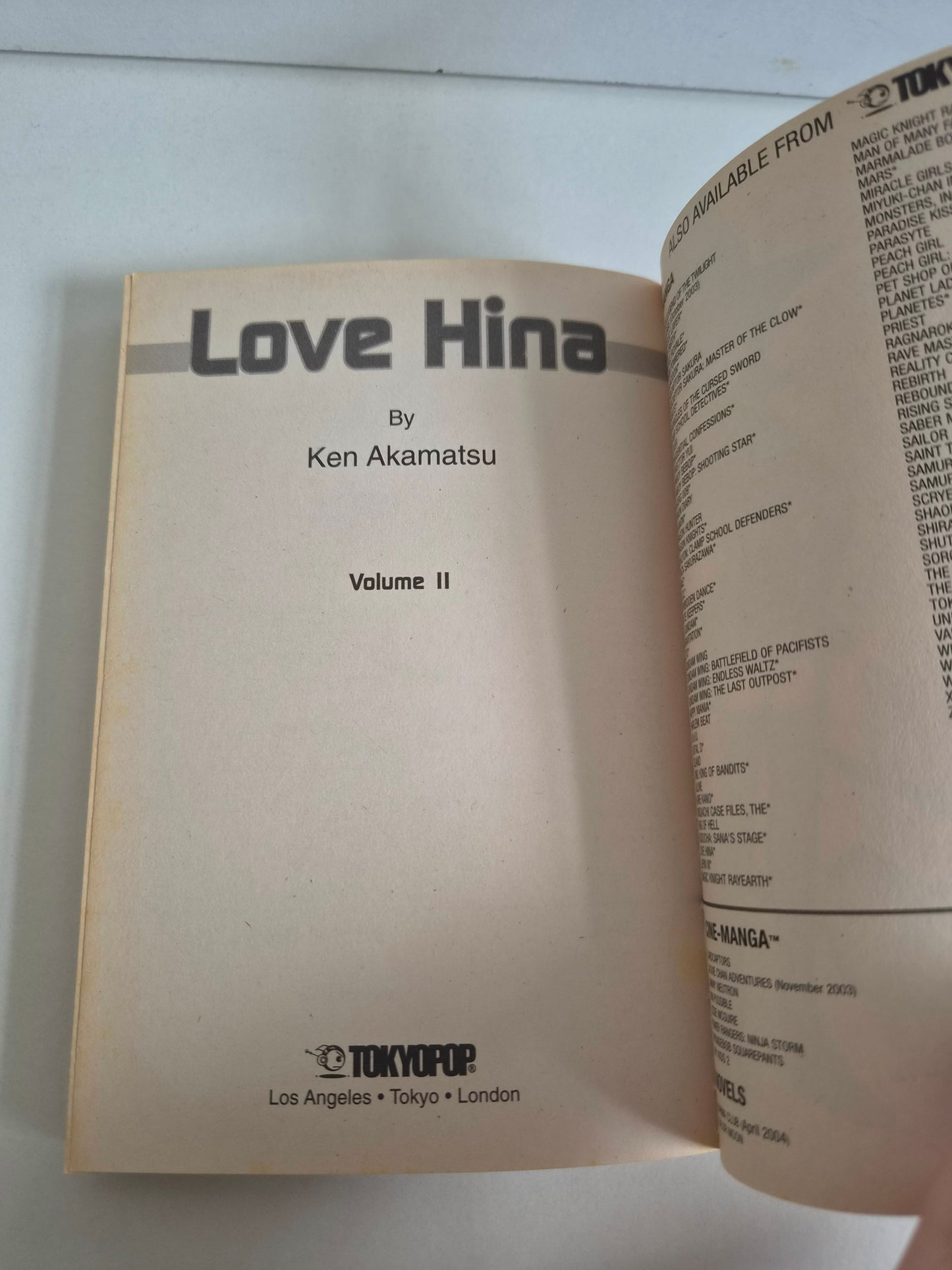 Love Hina Volume 11 by Ken Akamatsu (2003)