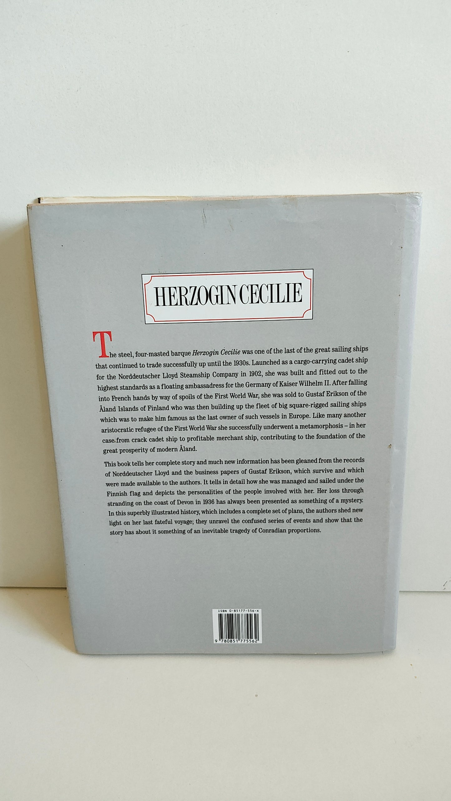 Herzogin Cecilie The Life and Times of a Four-Masted Barque by Basil Greenhill (1991)
