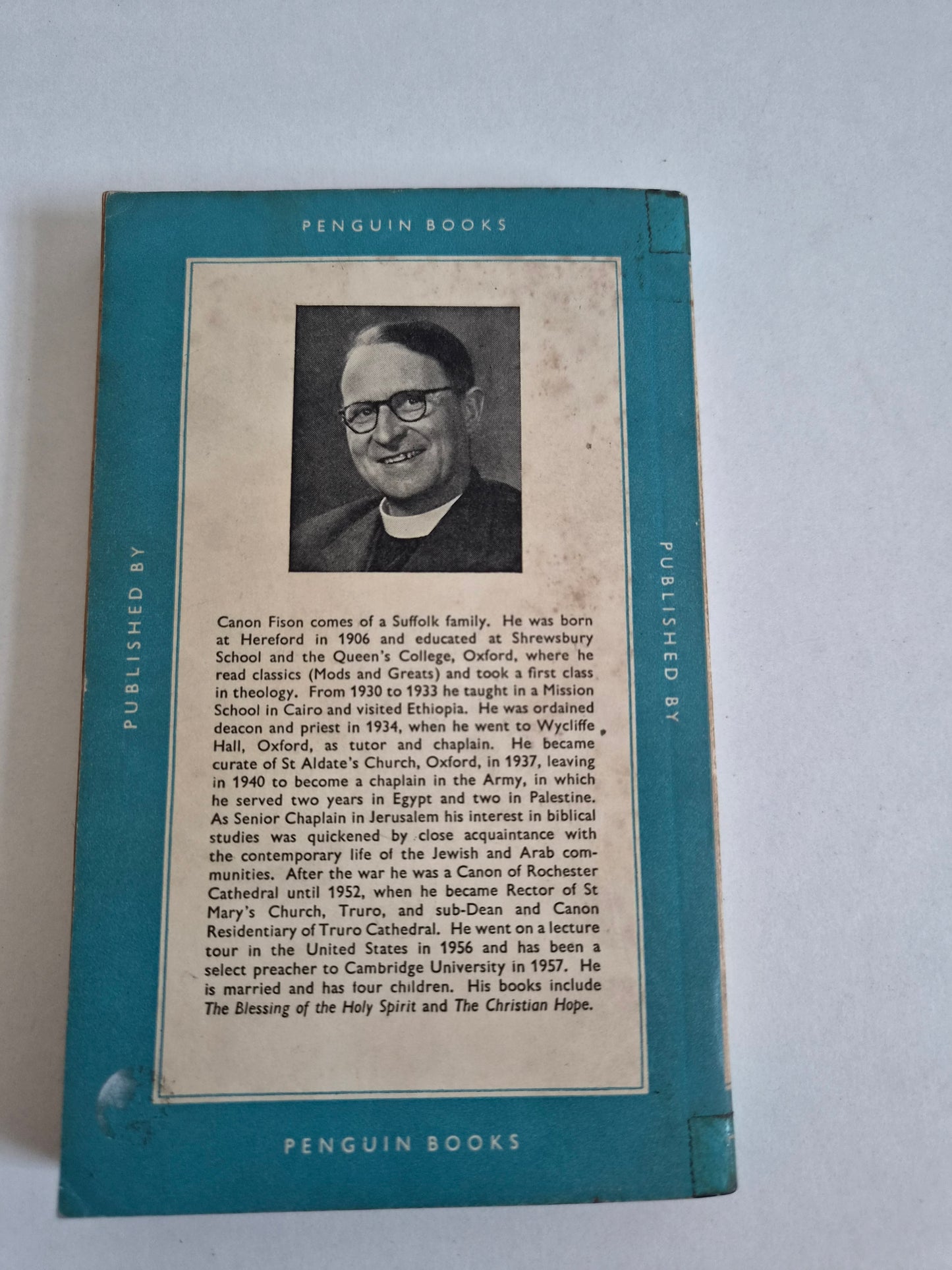 The Faith of the Bible by J E Fison (1957)