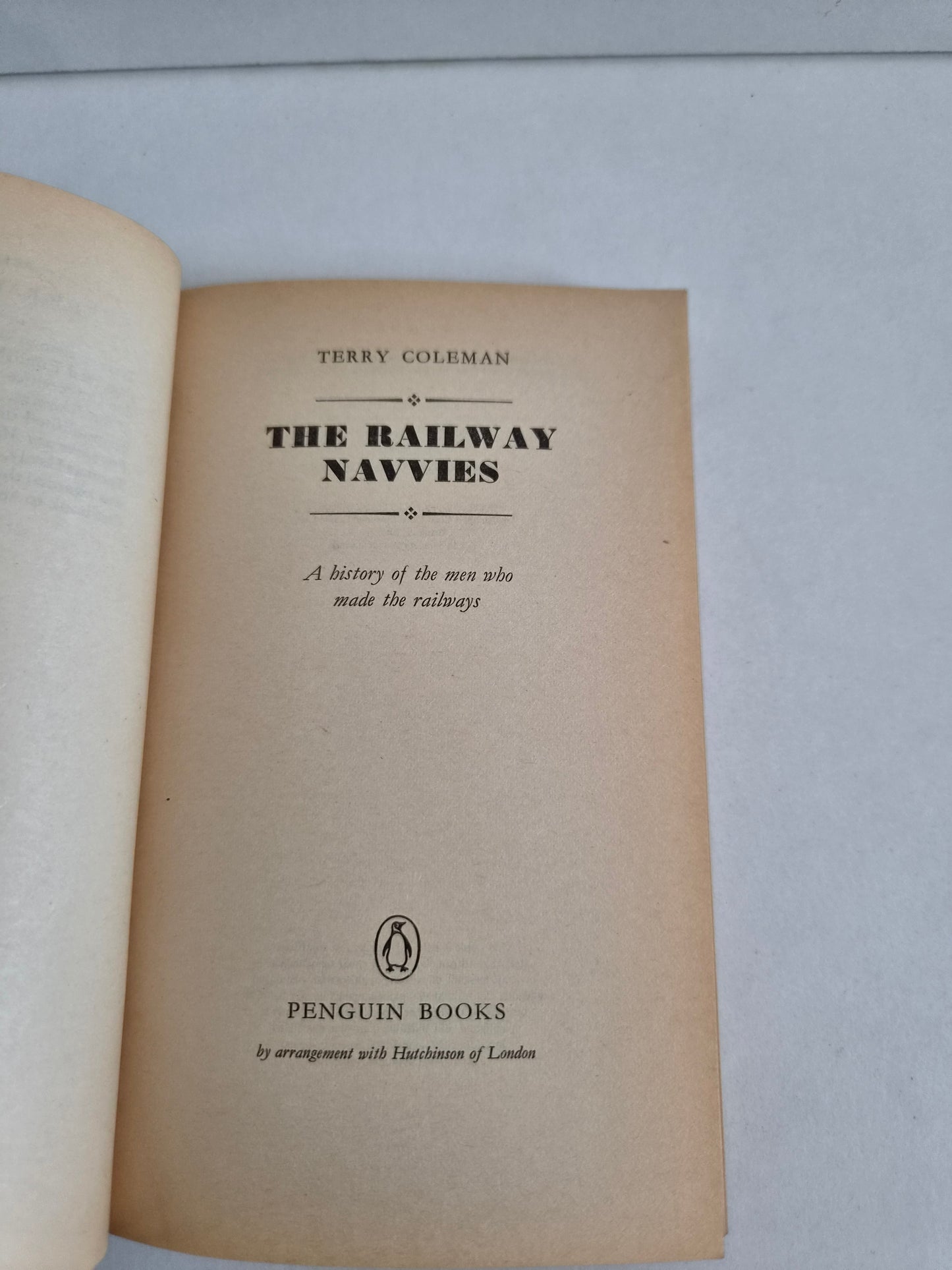 The Railway Navvies by Terry Coleman (1972)
