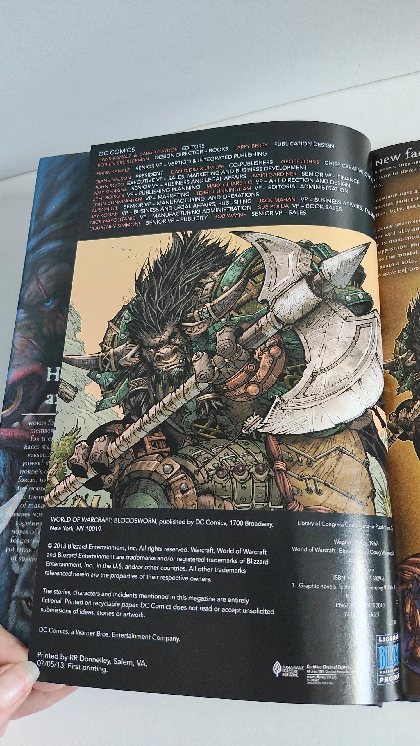 World of Warcraft Bloodsworn by Doug Wagner (2013)