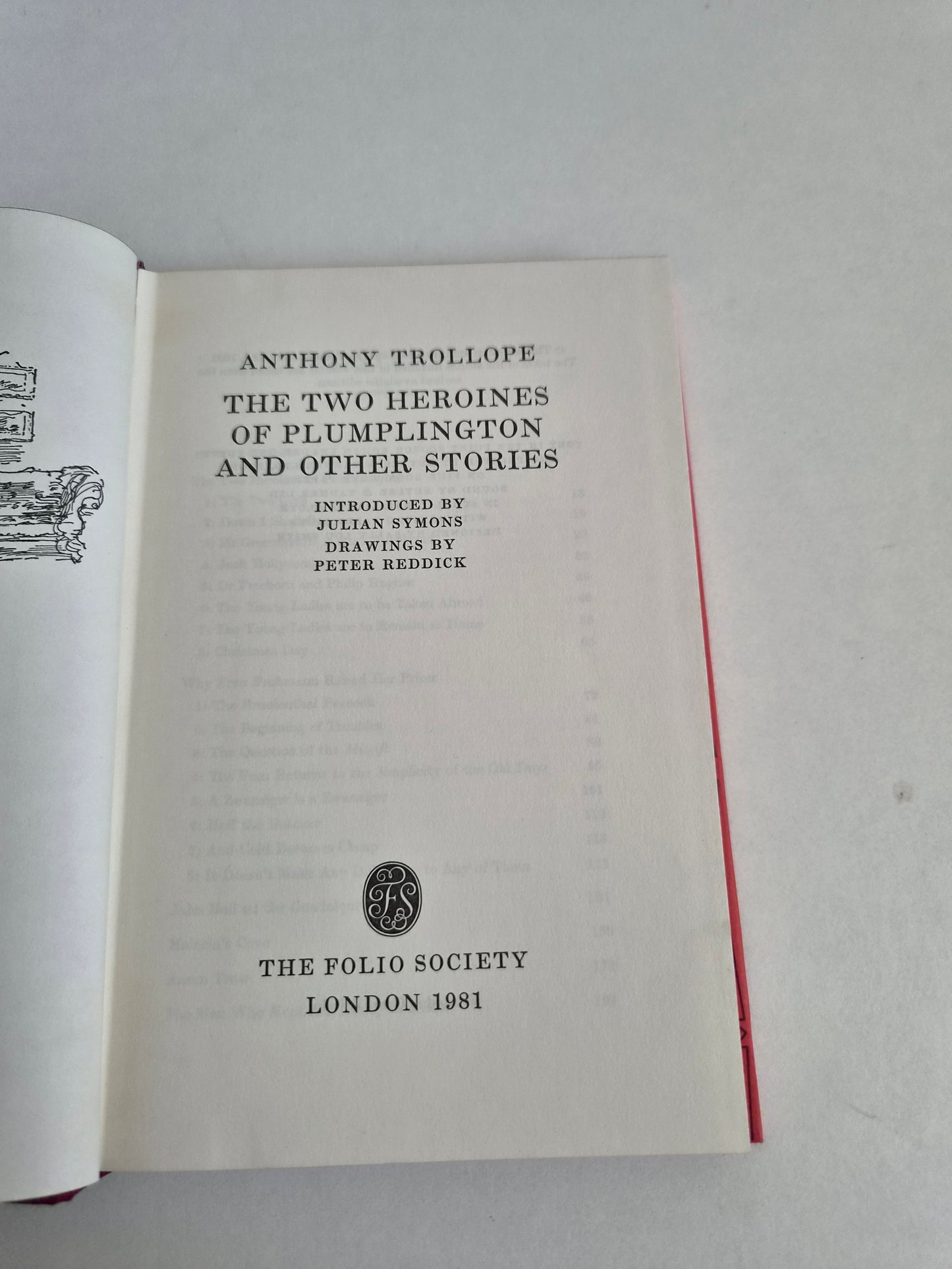 The Two Heroines of Plumlington and Other Stories by Anthony Trollope (1981)
