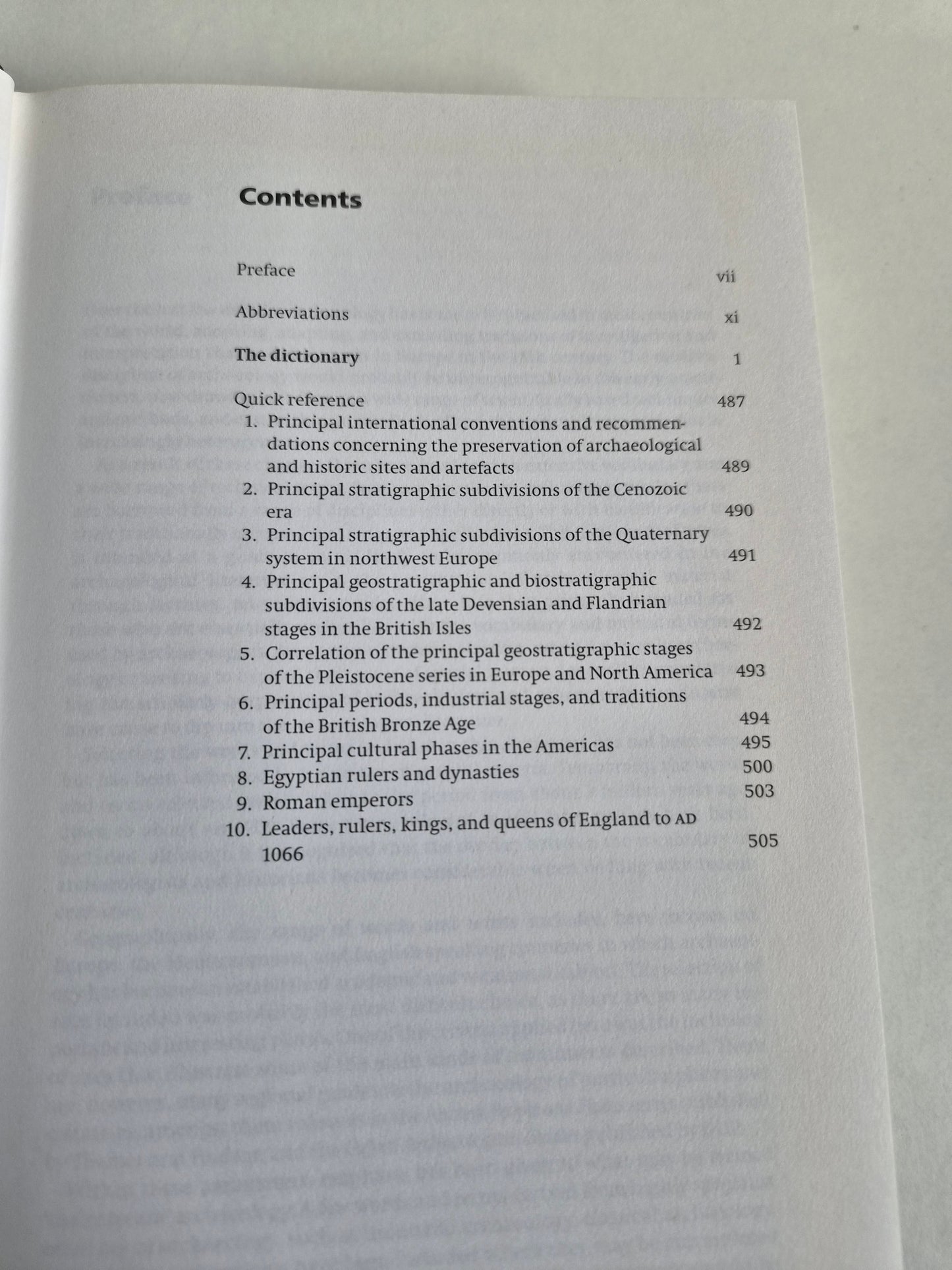 The Concise Oxford Dictionary of Archaeology by Timothy Darvill (2002)