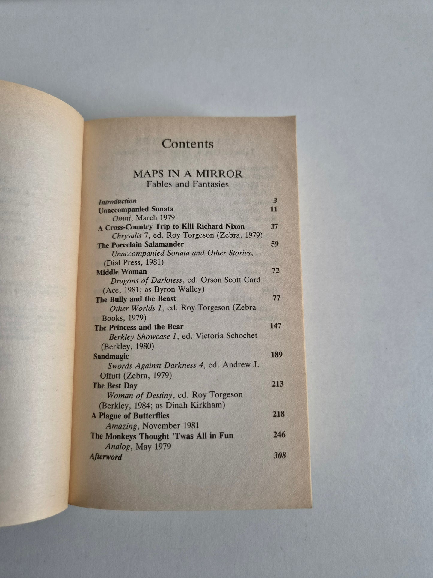 Maps in a Mirror Vol 2 by Orson Scott Card (1991)