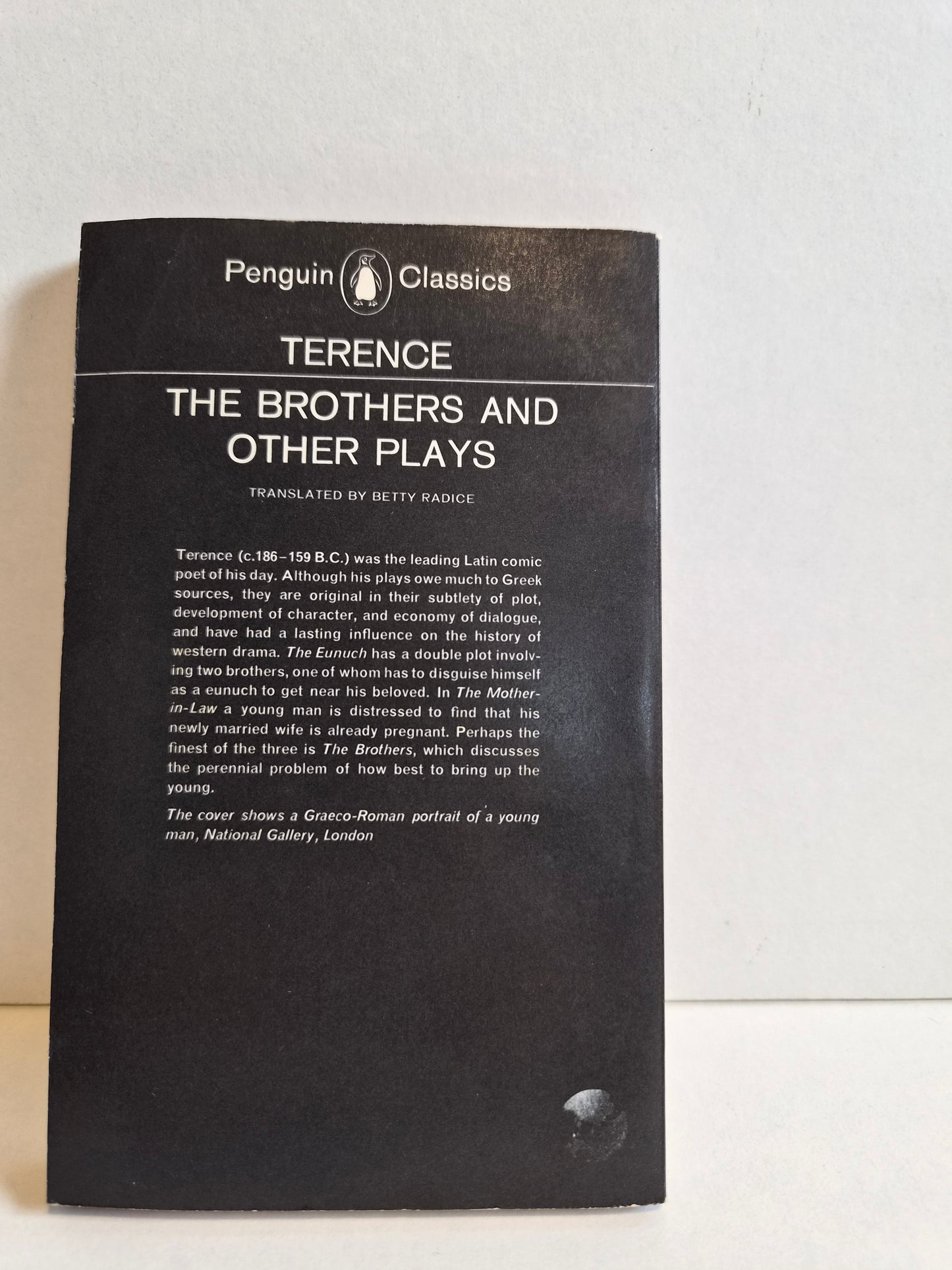 The Brothers and Other Plays by Terence (1965)