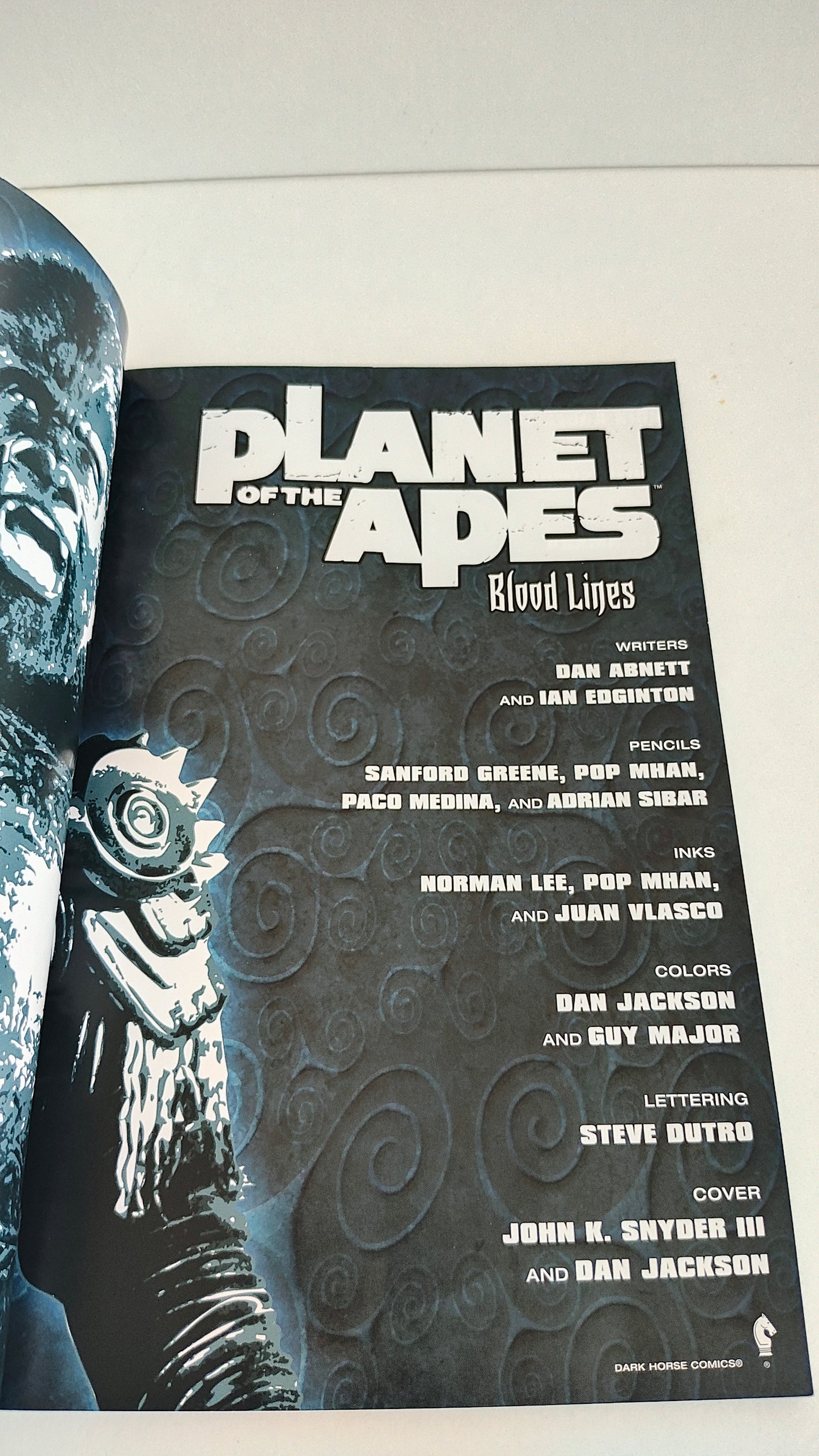 Planet of the Apes Blood Lines by Dan Abnett (2002)