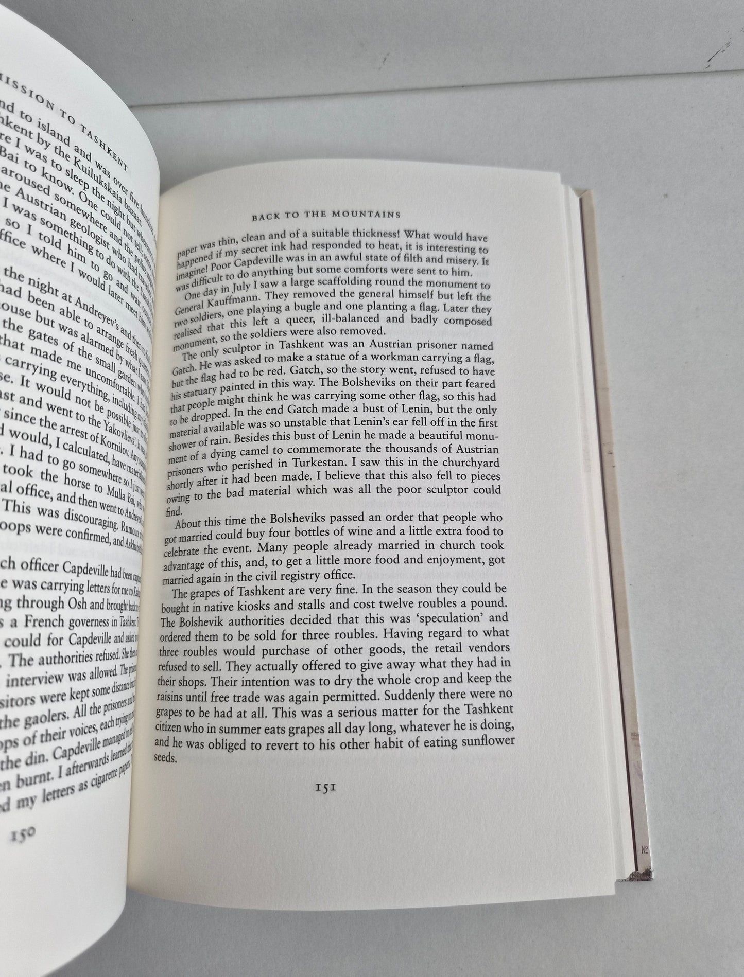 Mission to Tashkent by Lieutenant-Colonel F M Bailey (1999)