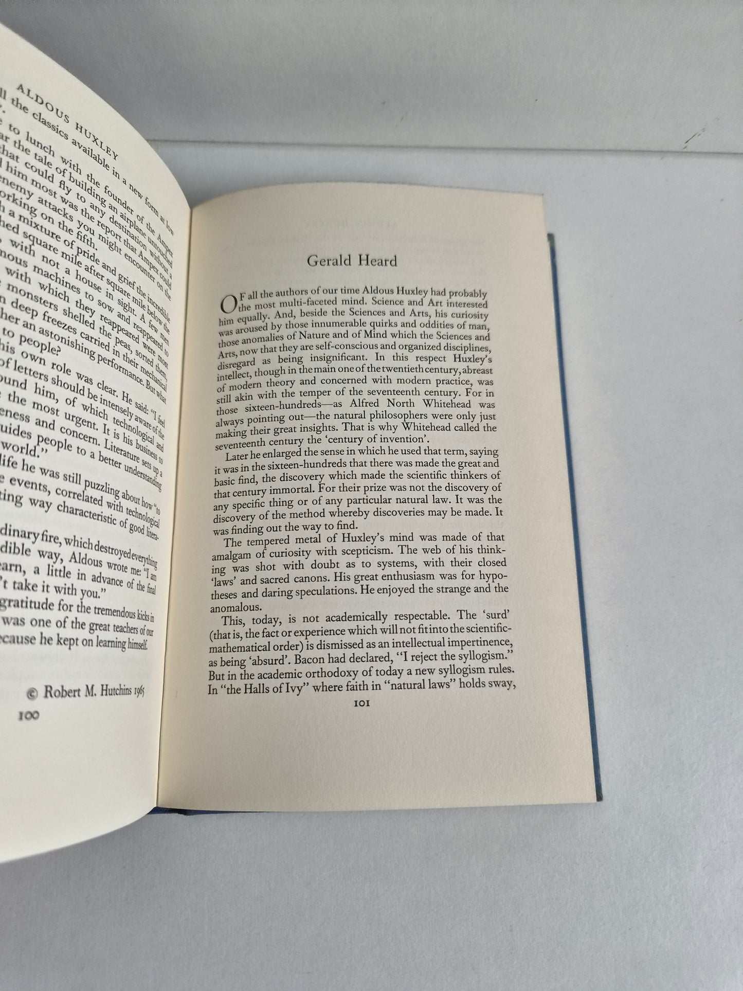 Aldous Huxley, 1894-1963: A Memorial Volume by Julian Huxley (1965)