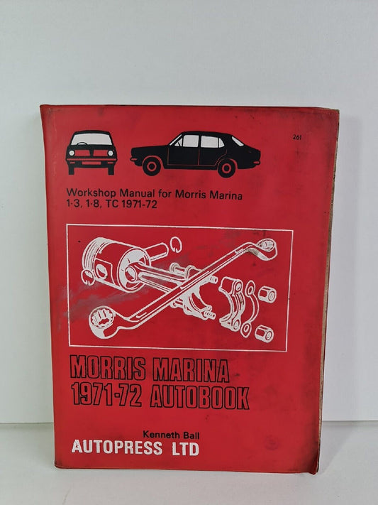 Morris Marina 1971-72 Autobook by Kenneth Ball (1972)