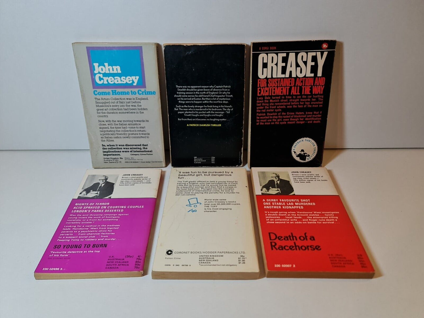 Bundle of 25 John Creasey Books - Paperback - Blame the Baron / Secret Murder...