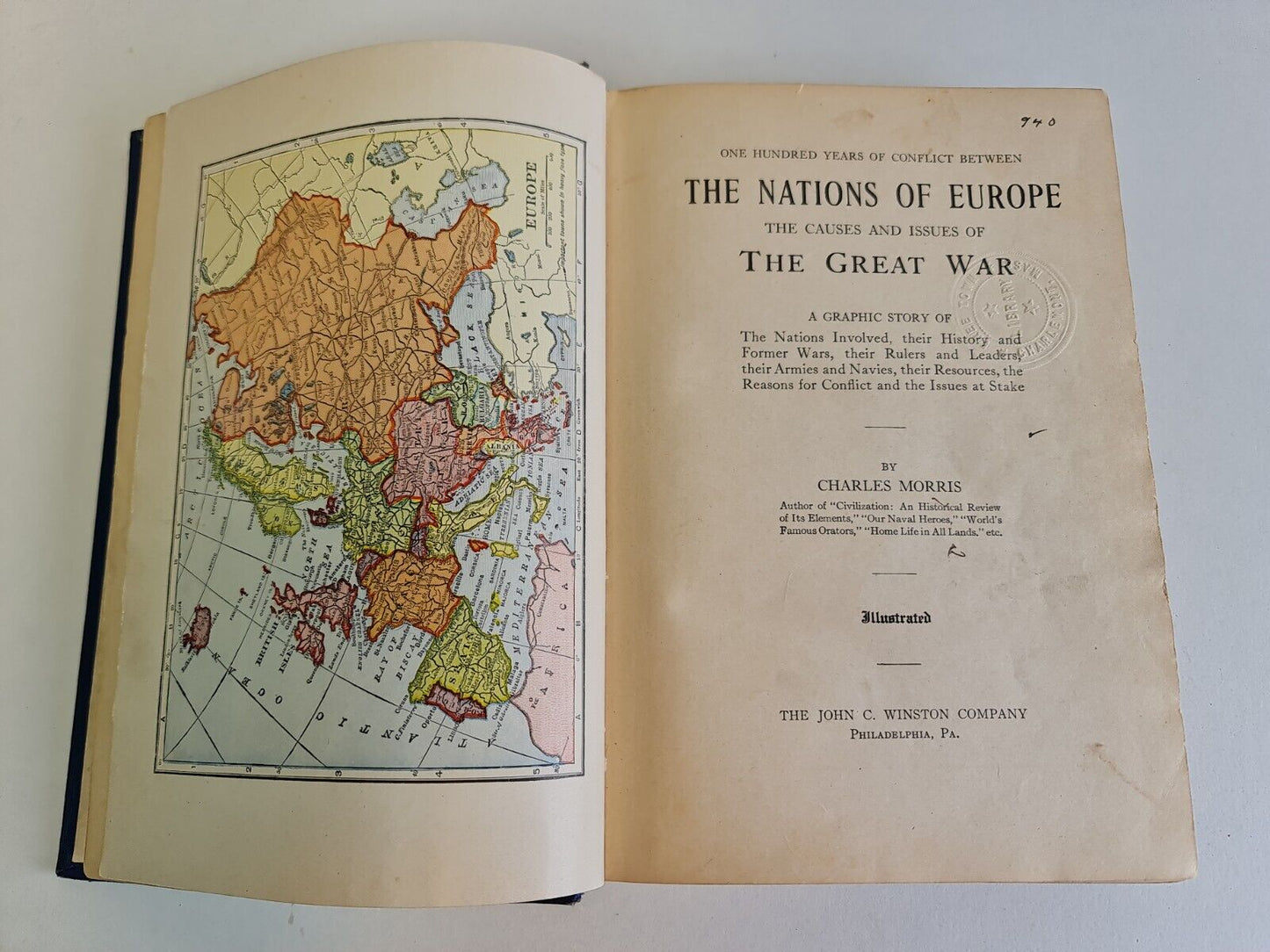 One Hundred Years of Conflict between the Nations of Europe by C Morris (1914)