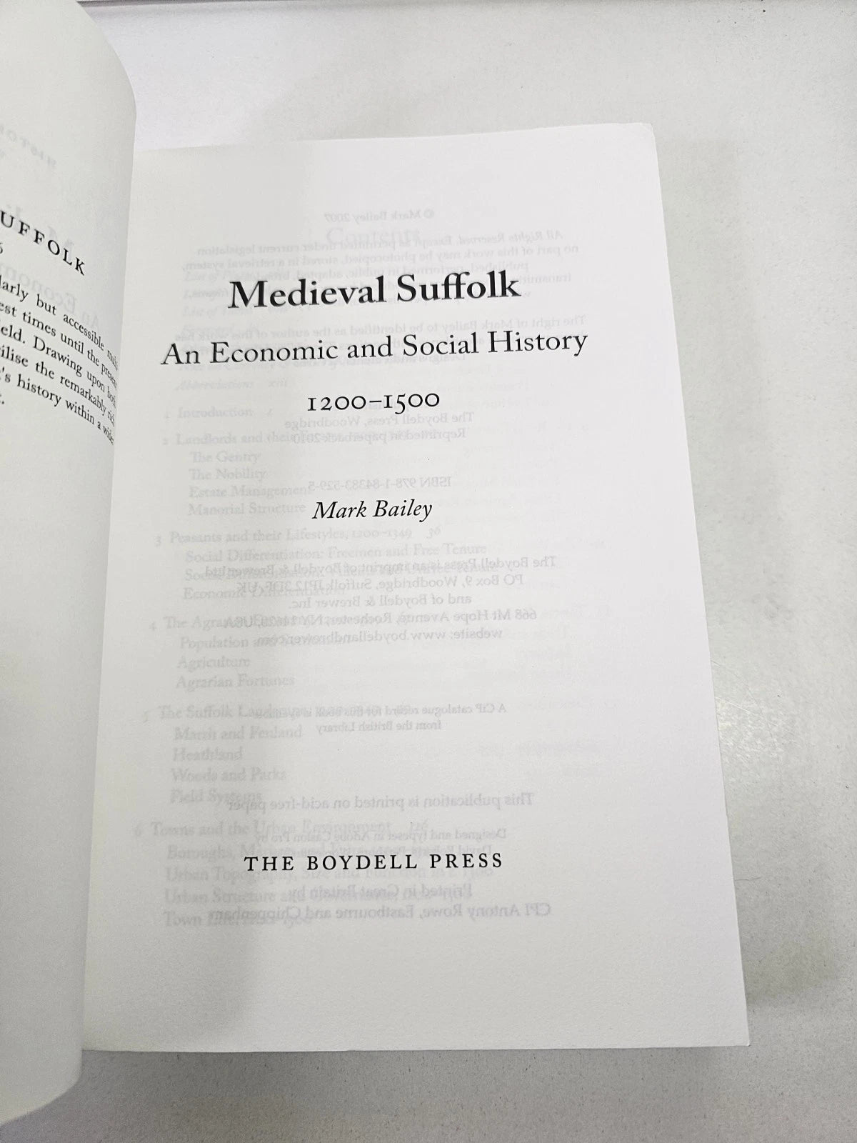 Medieval Suffolk: Economic and Social History 1200-1500 (2007)