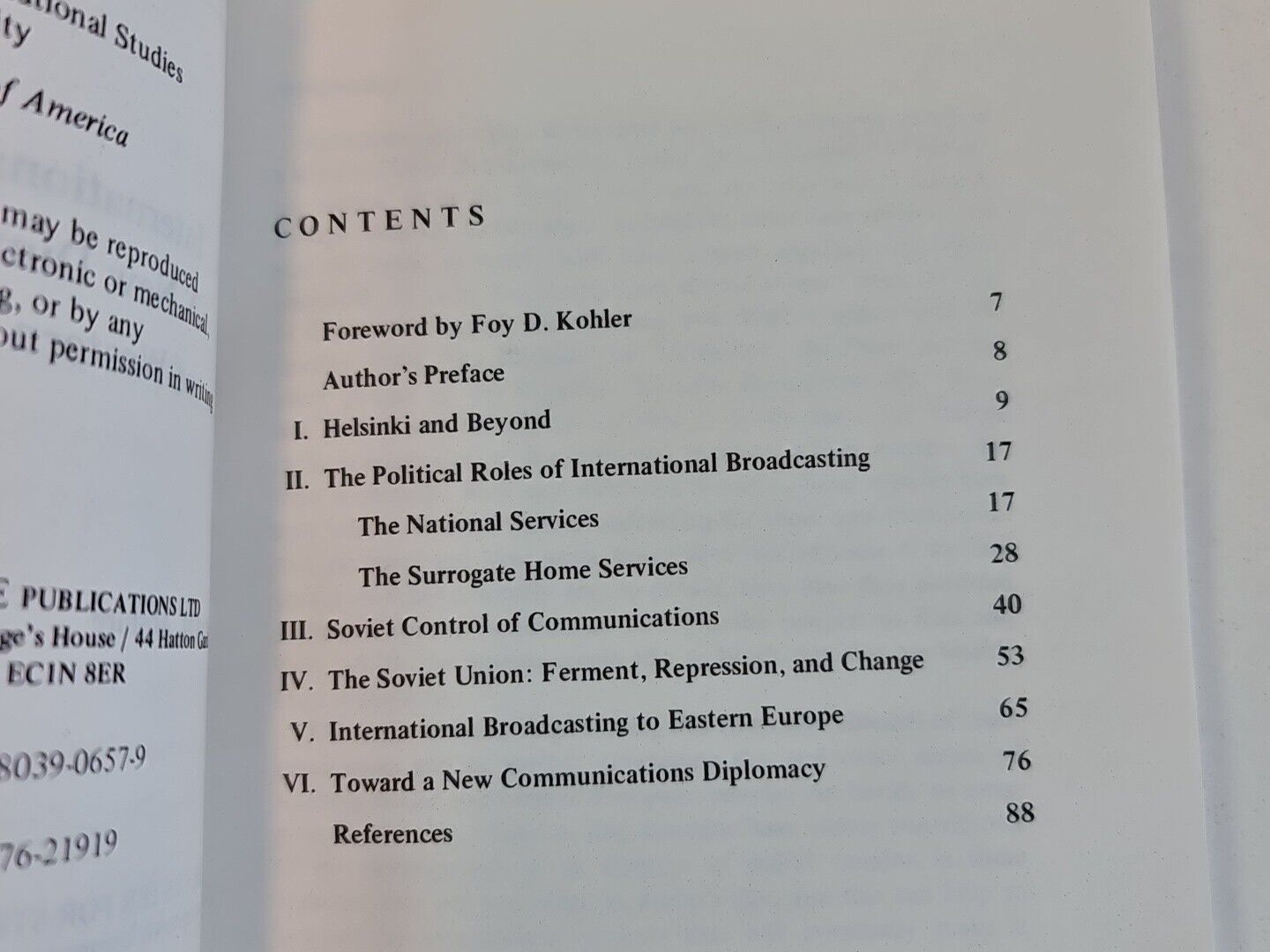 International Broadcasting: A New Dimension of Western Diplomacy by Abshire (1976)