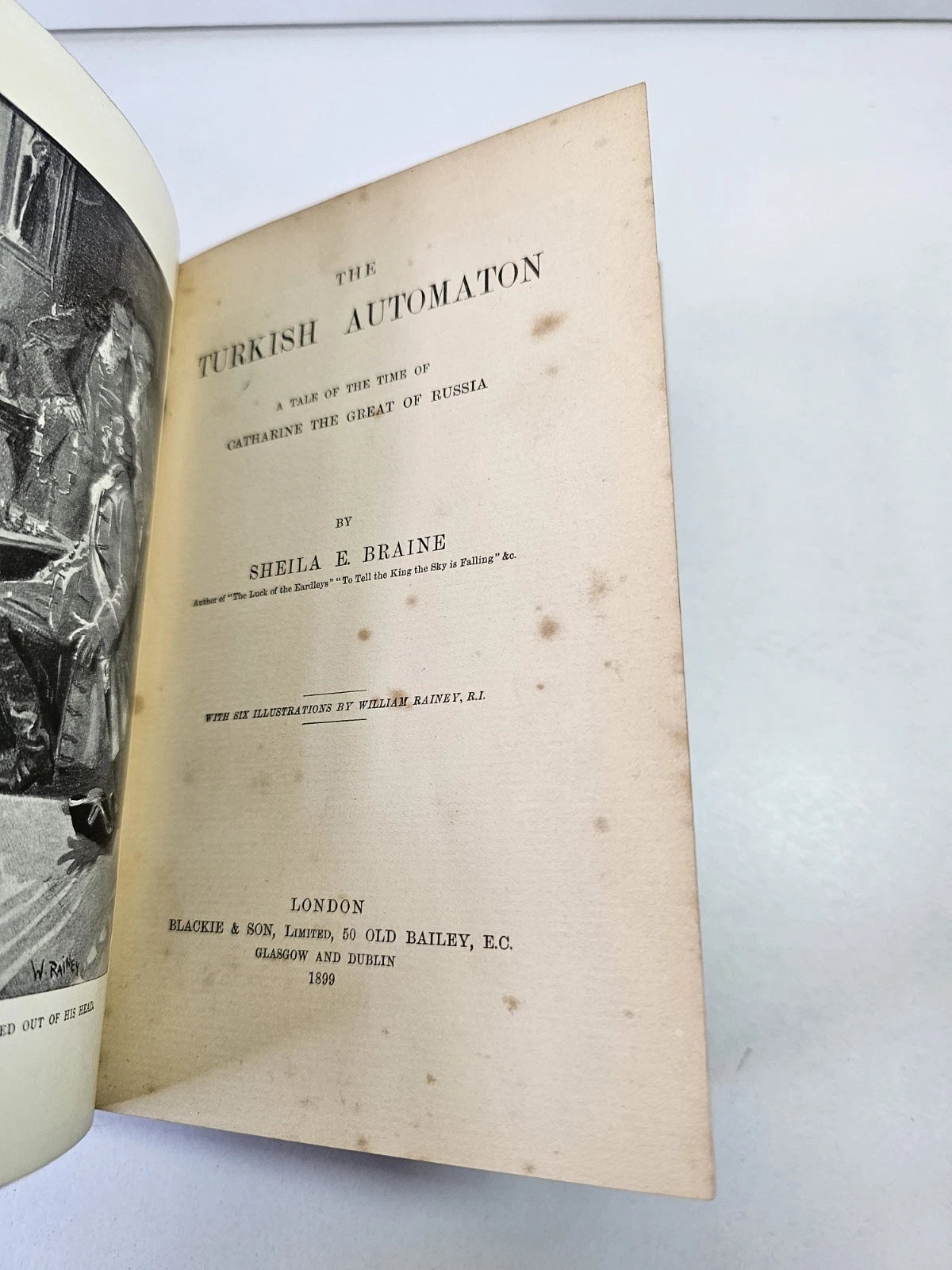 The Turkish Automaton.. Catharine The Great of Russia, Braine (1899)