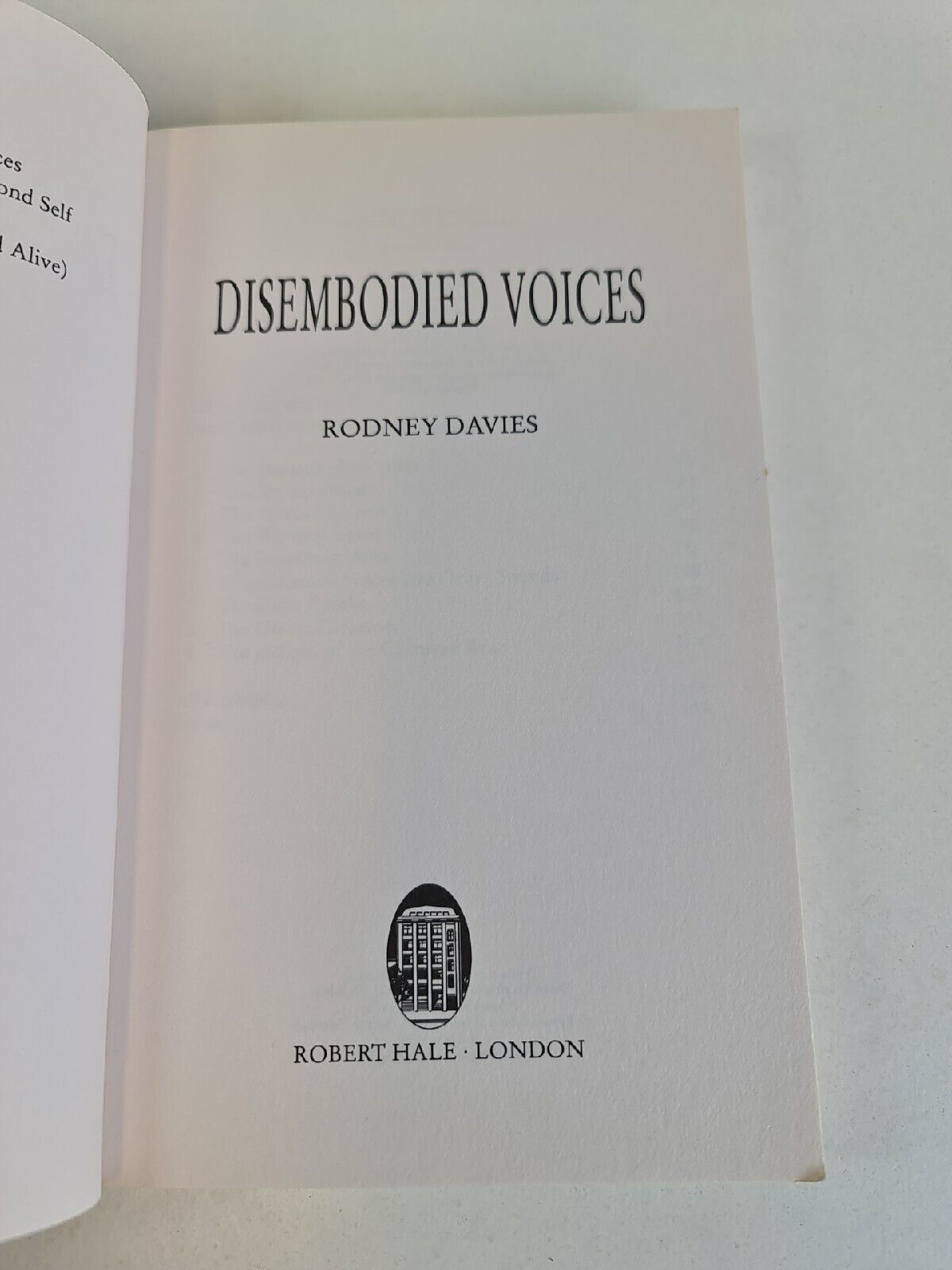 From the Other World: Disembodied Voices by Rodney Davies (2005)