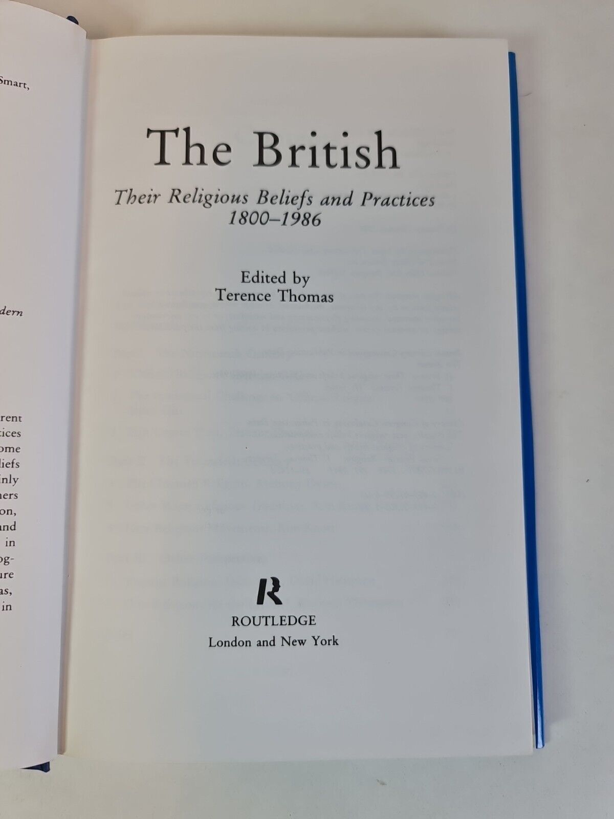 The British: Religious Beliefs ... by Terence Thomas (1988)