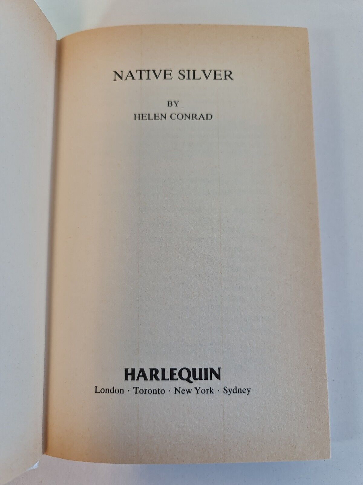 Native Silver by Helen Conrad (1985)