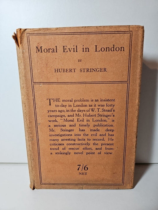 Moral Evil In London by Hubert Stringer (1925)