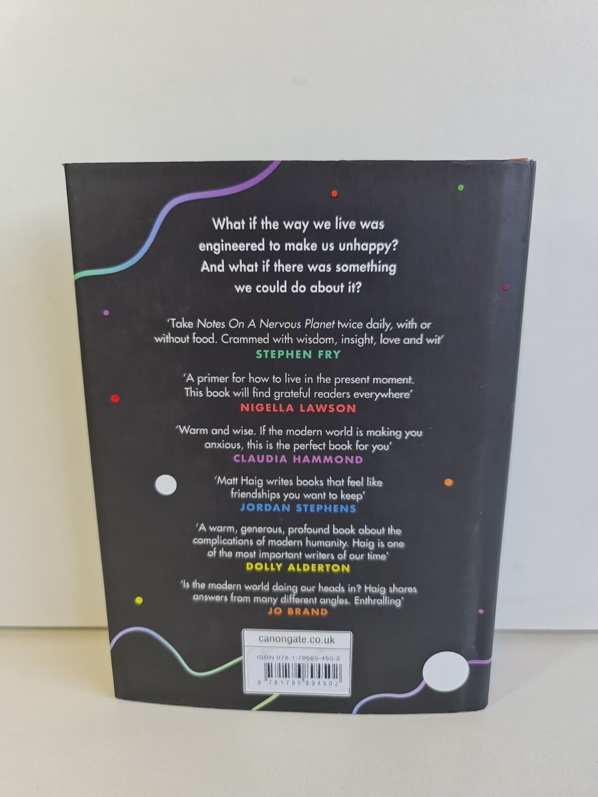 SIGNED - Notes on a Nervous Planet by Matt Haig (2018)