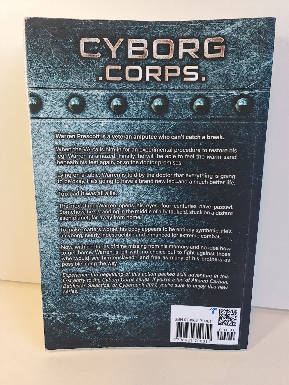 Cyborg Corps by J N Chaney (2020)